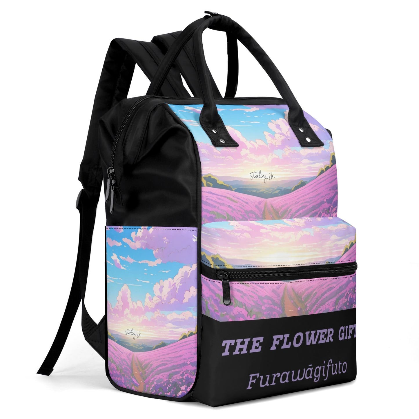 "The Flower Gift" Diaper Travel Backpack