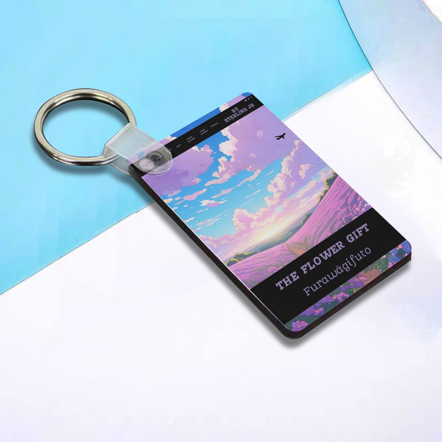 "The Flower Gift" Universal Keychain