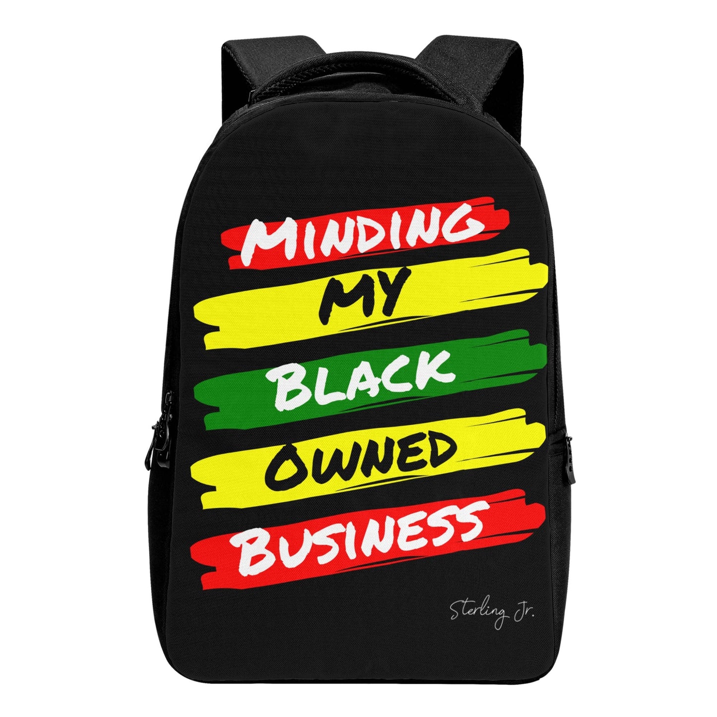 Minding My Black Owned Business - Version D Laptop Backpack