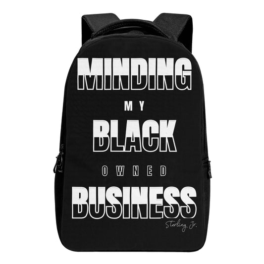 Minding My Black Owned Business - Version C Laptop Backpack