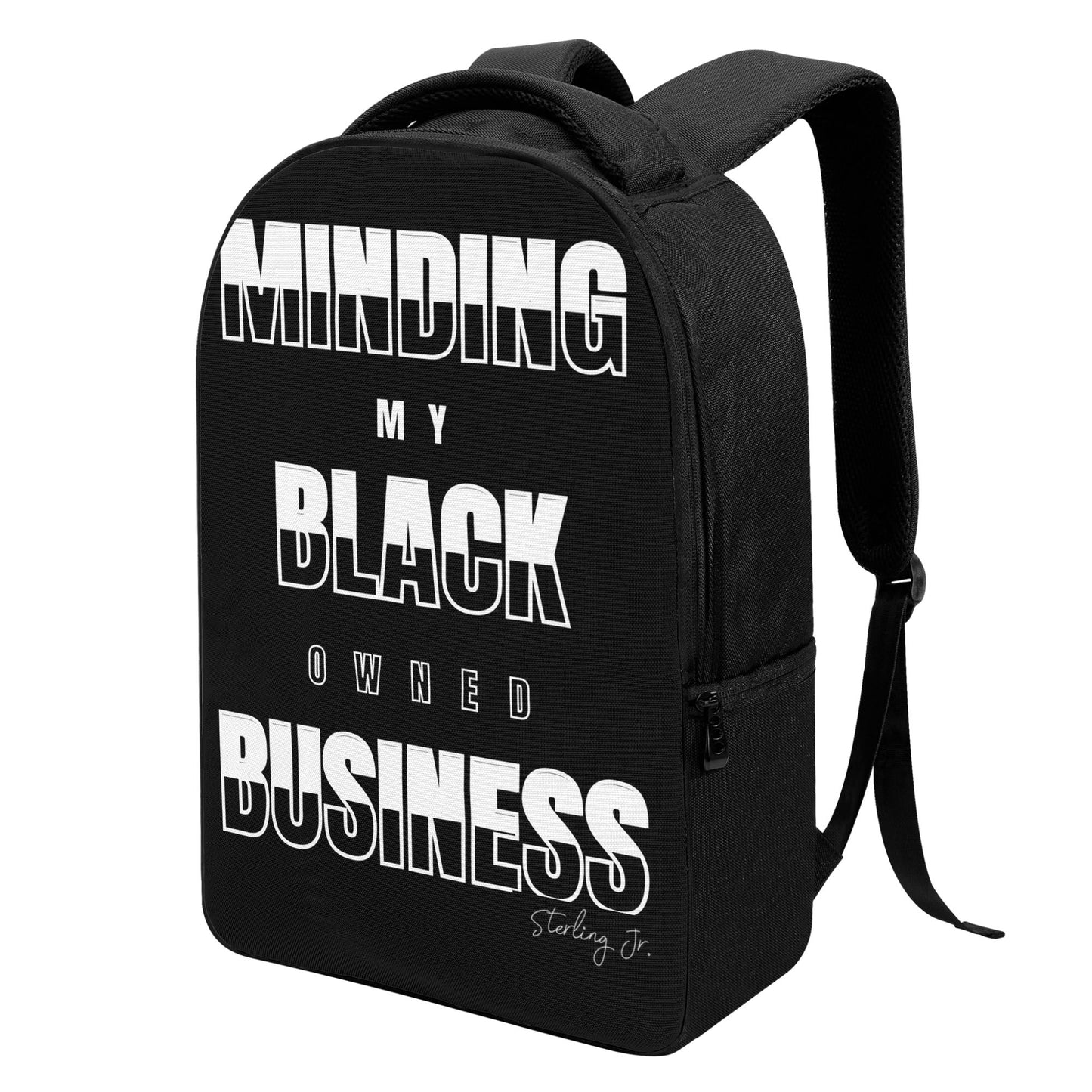 Minding My Black Owned Business - Version C Laptop Backpack