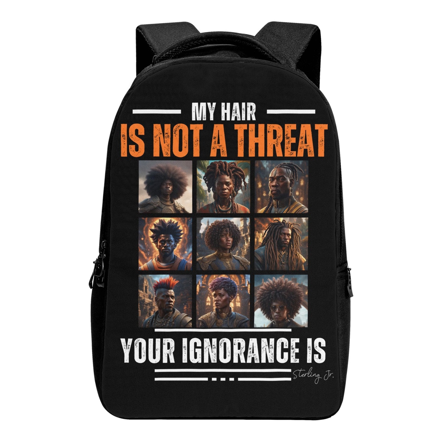 End Hair Discrimination Laptop Backpack