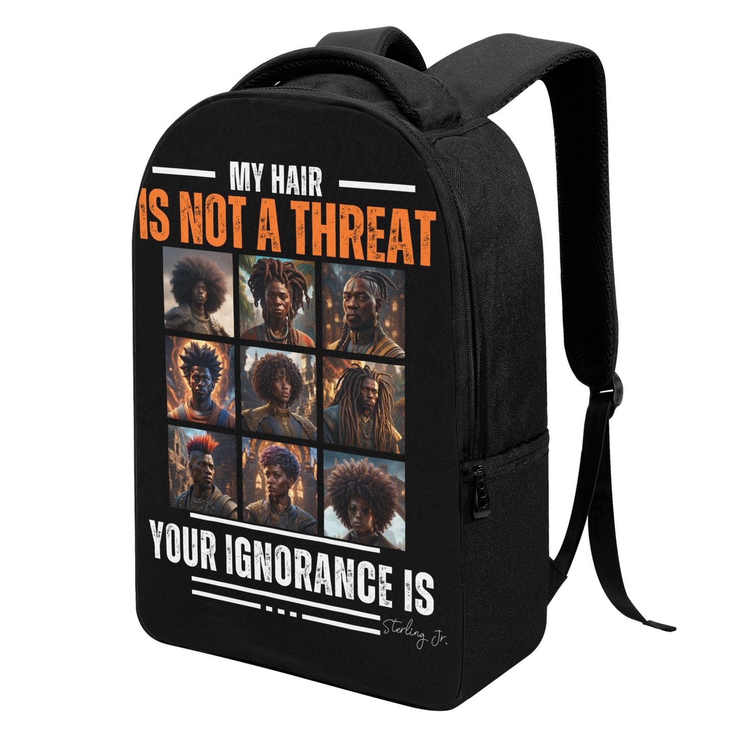 End Hair Discrimination Laptop Backpack