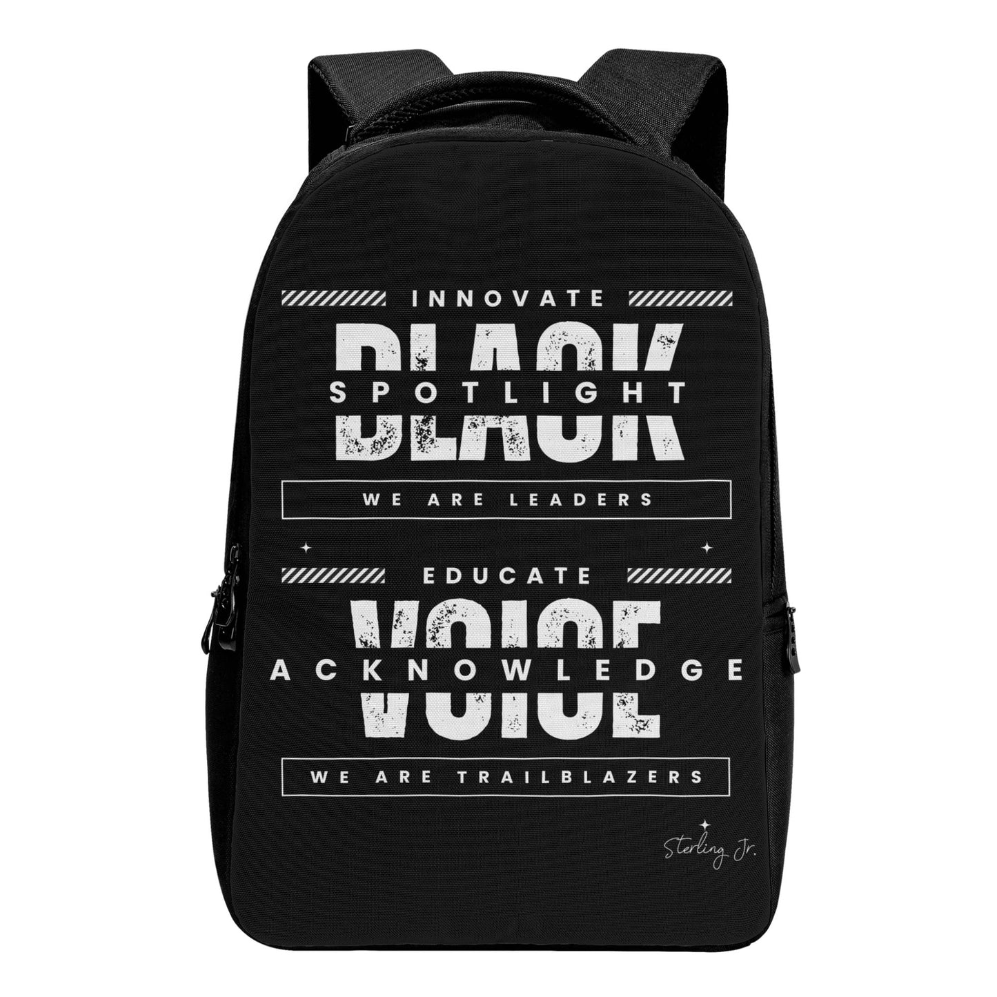 Black Voice Laptop Backpack