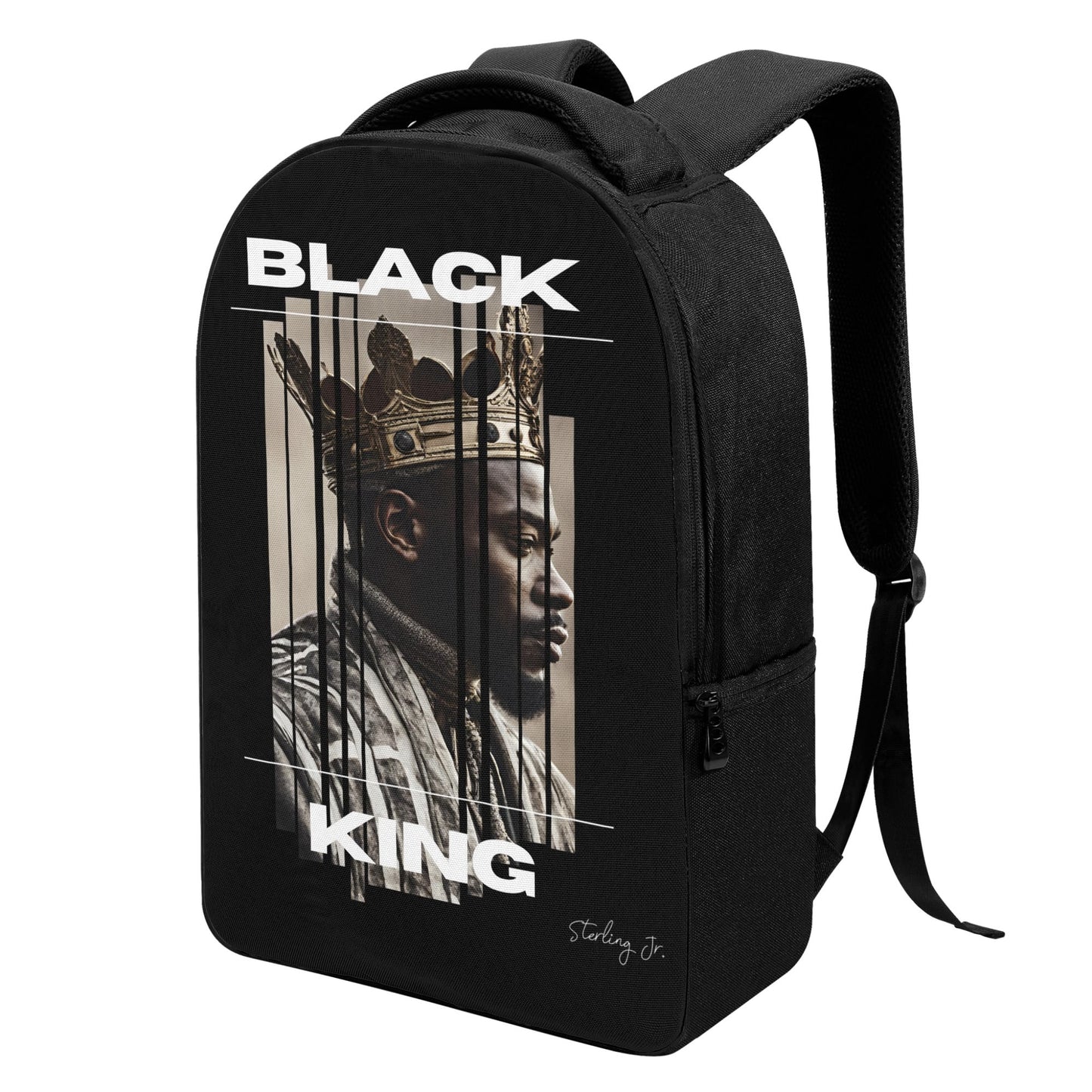 Black King Laptop Backpack