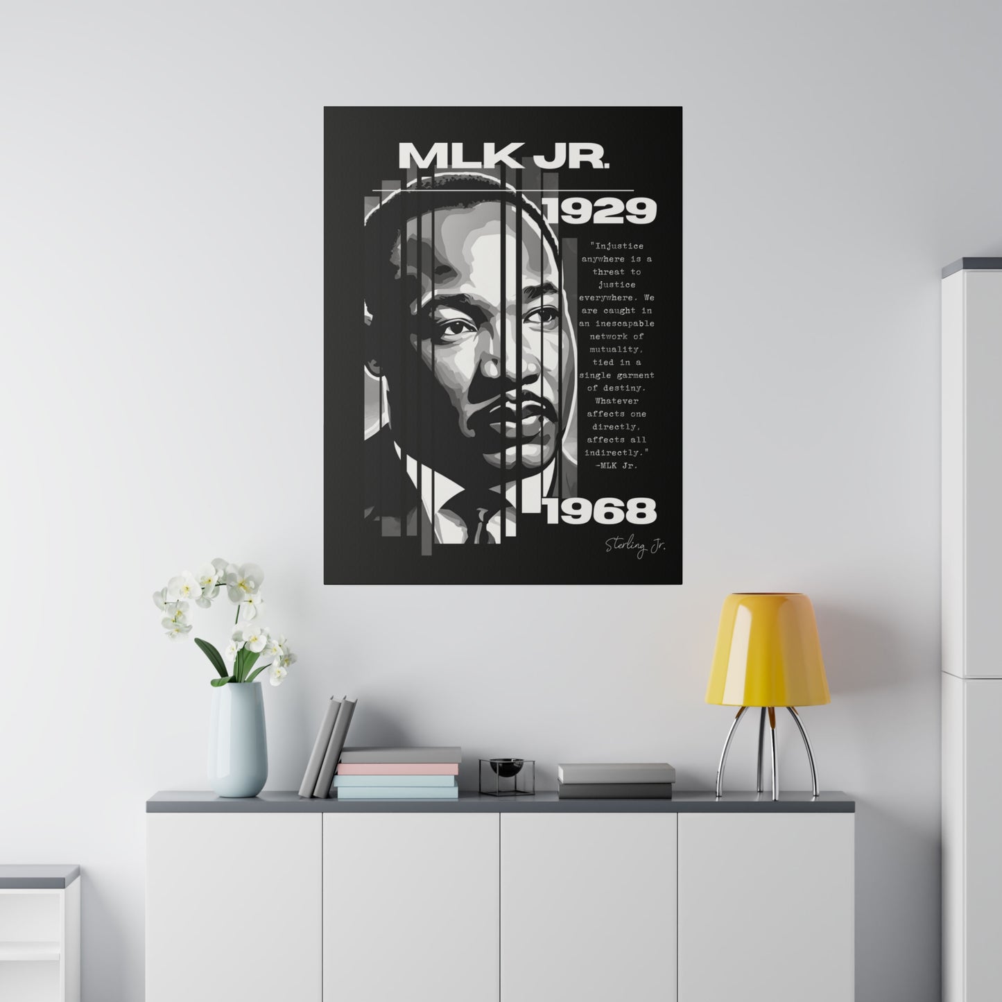 "MLK Quote" Matte Canvas