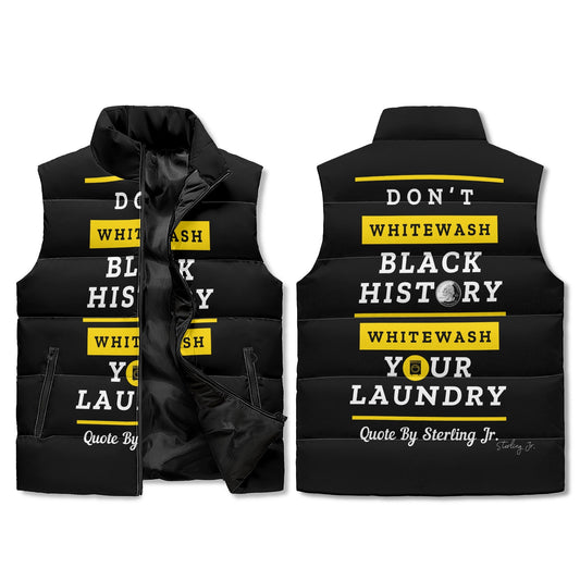 Whitewash Puffer Vest