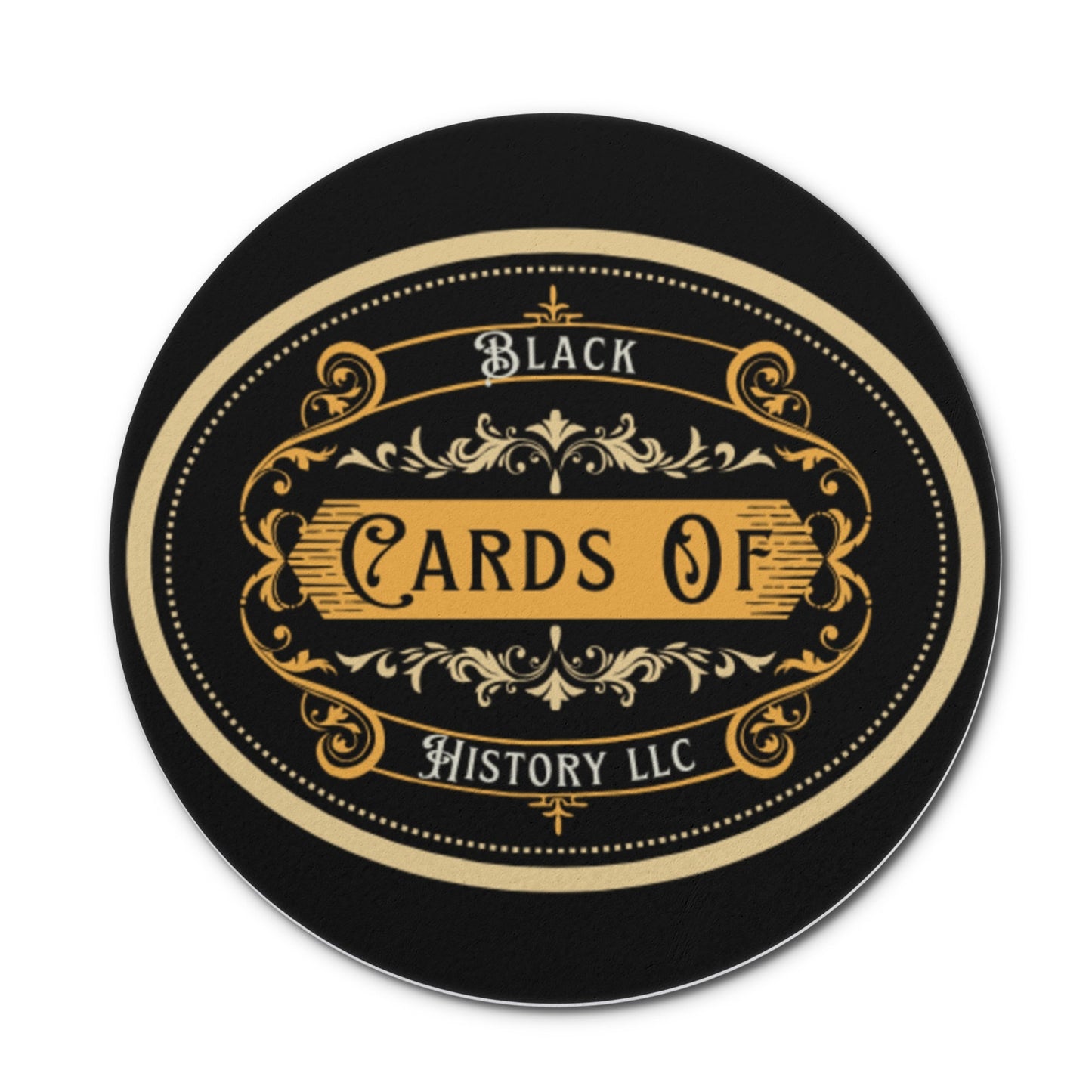 BCOH LLC Round Ceramic Coasters 4 Pcs