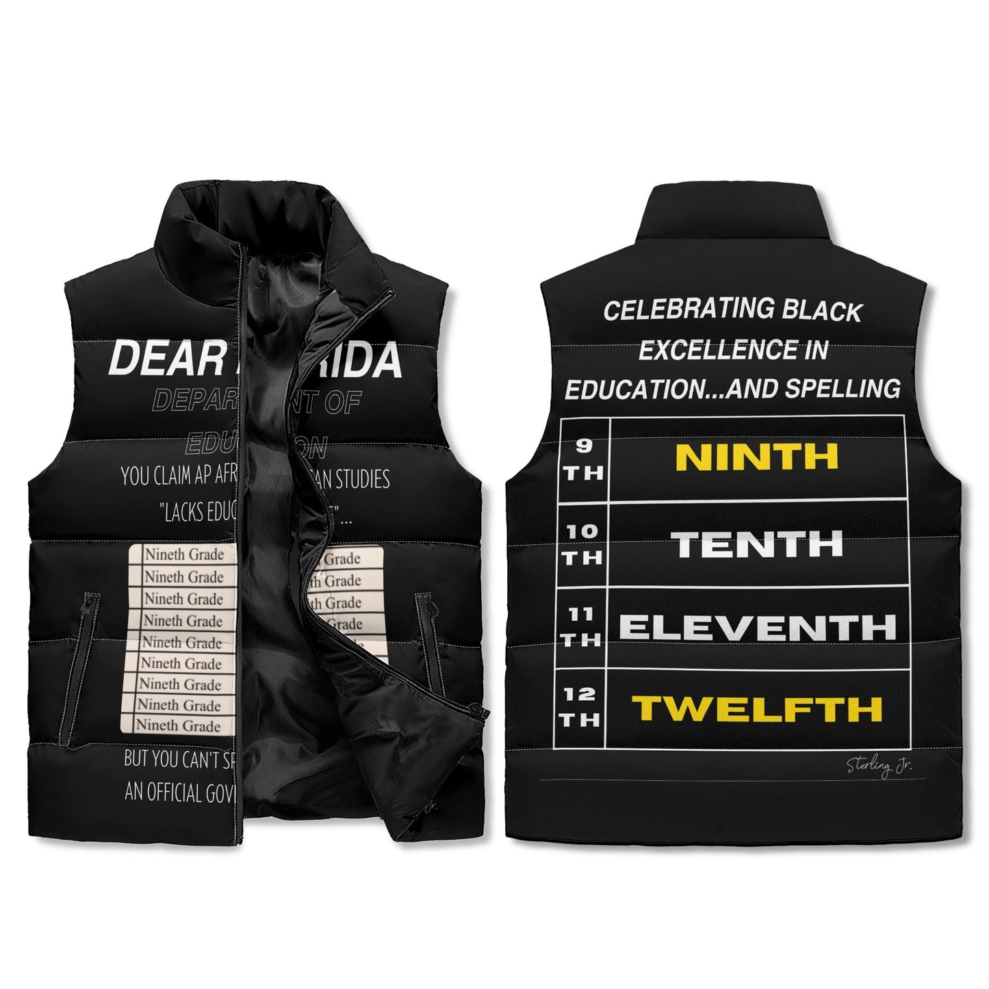 "FDOE" Puffer Vest