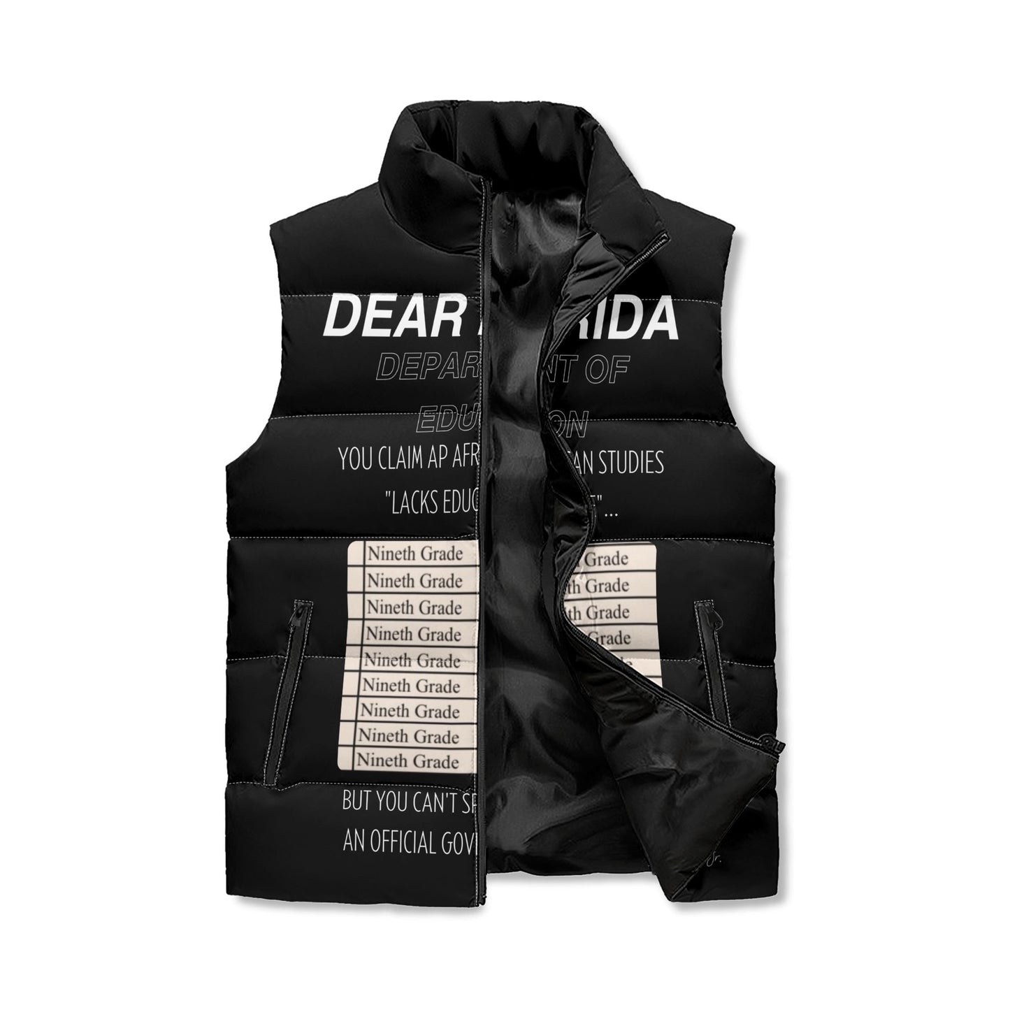 "FDOE" Puffer Vest