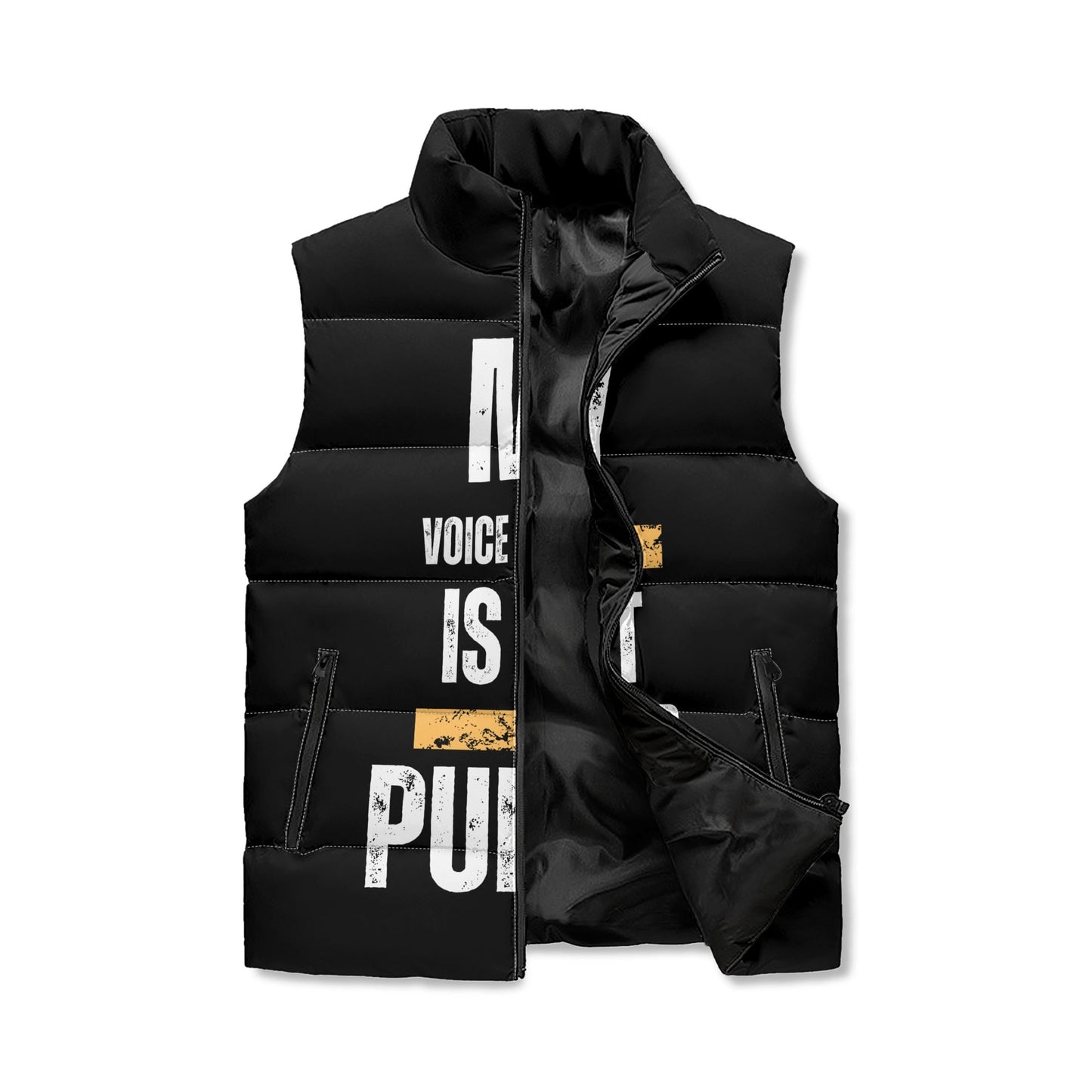 "Voice Puppet" Puffer Vest