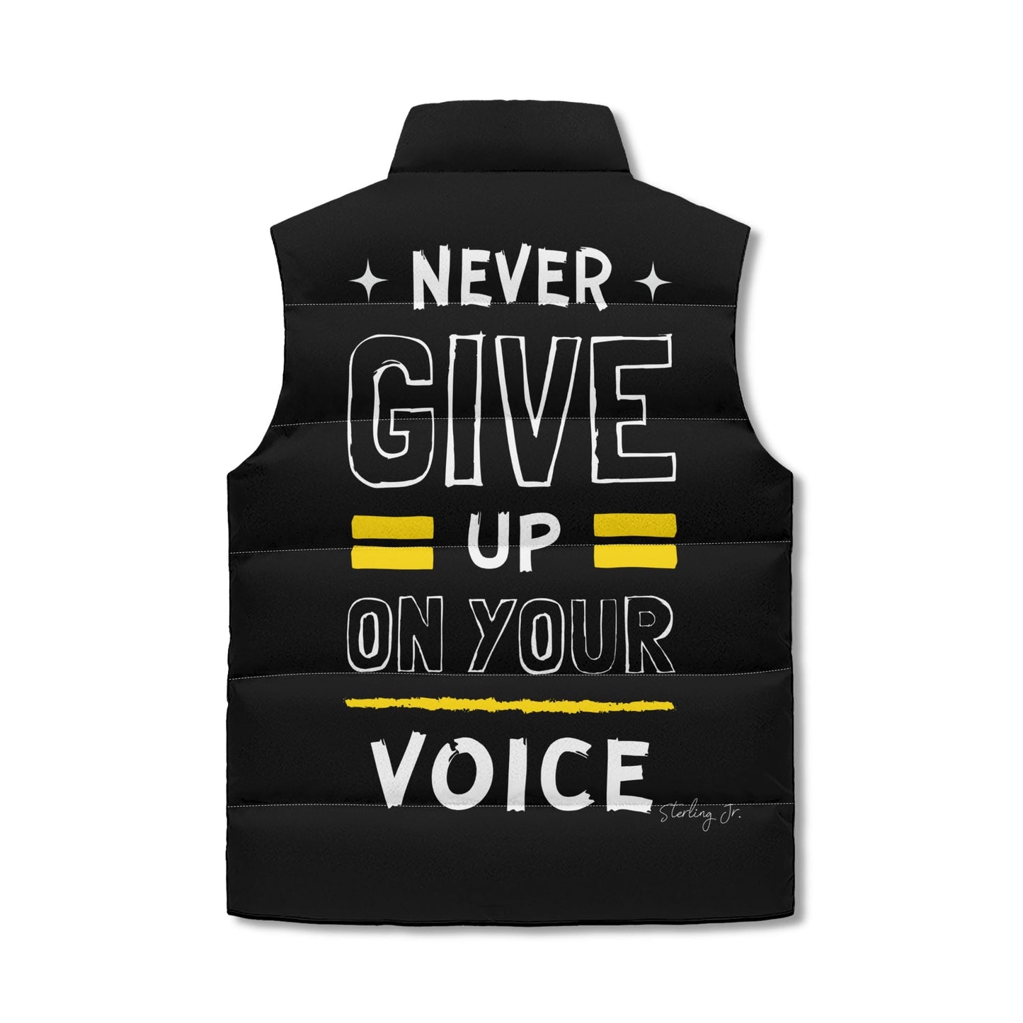 "Voice Puppet" Puffer Vest