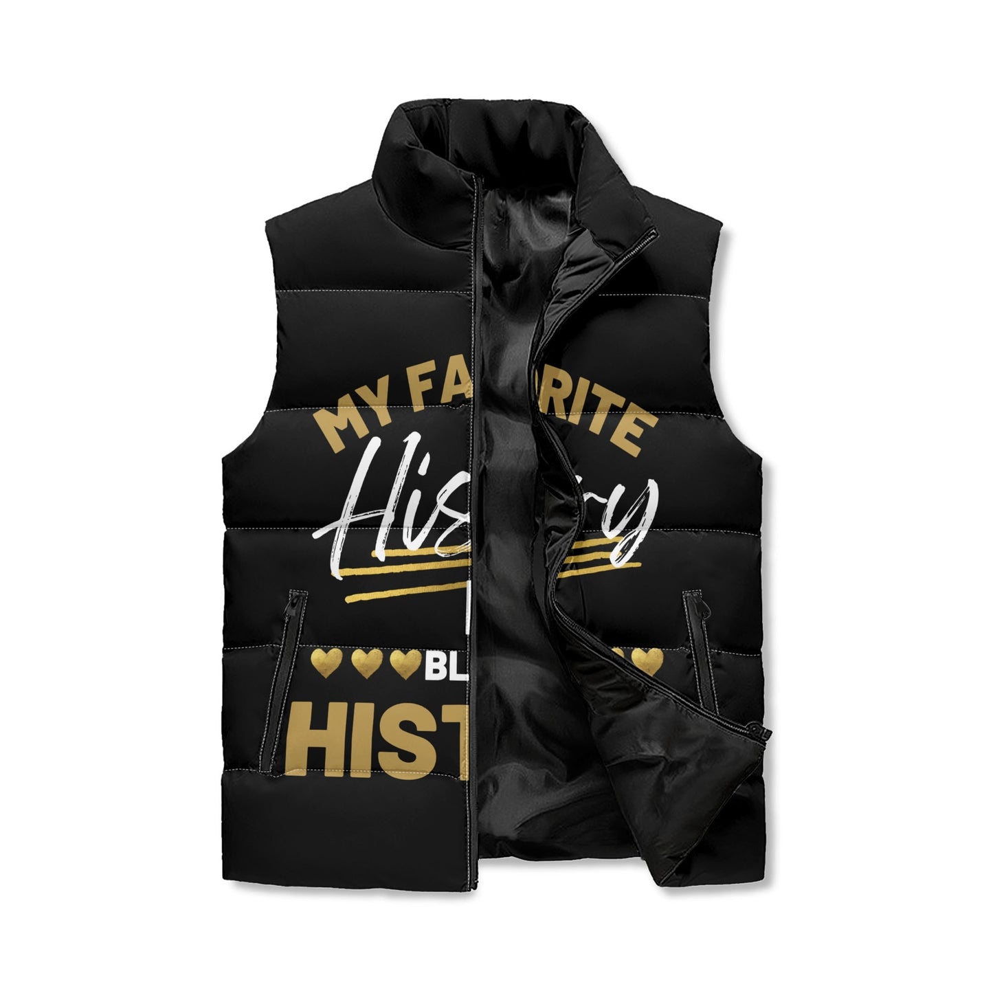 "Black History" Puffer Vest