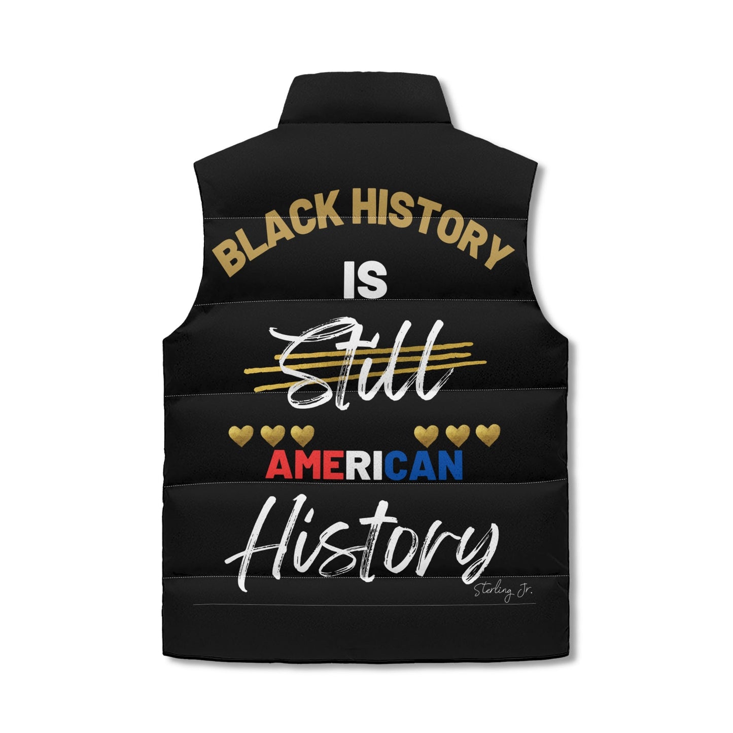 "Black History" Puffer Vest