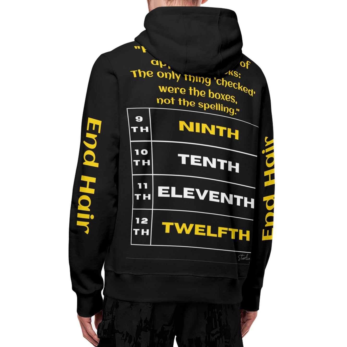 Funny FDOE Adult Full Zip Turtleneck Hoodie