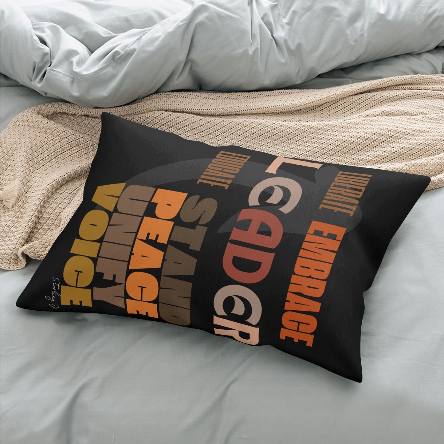 Seeing Beyond Color Rectangular Print Pillow Case