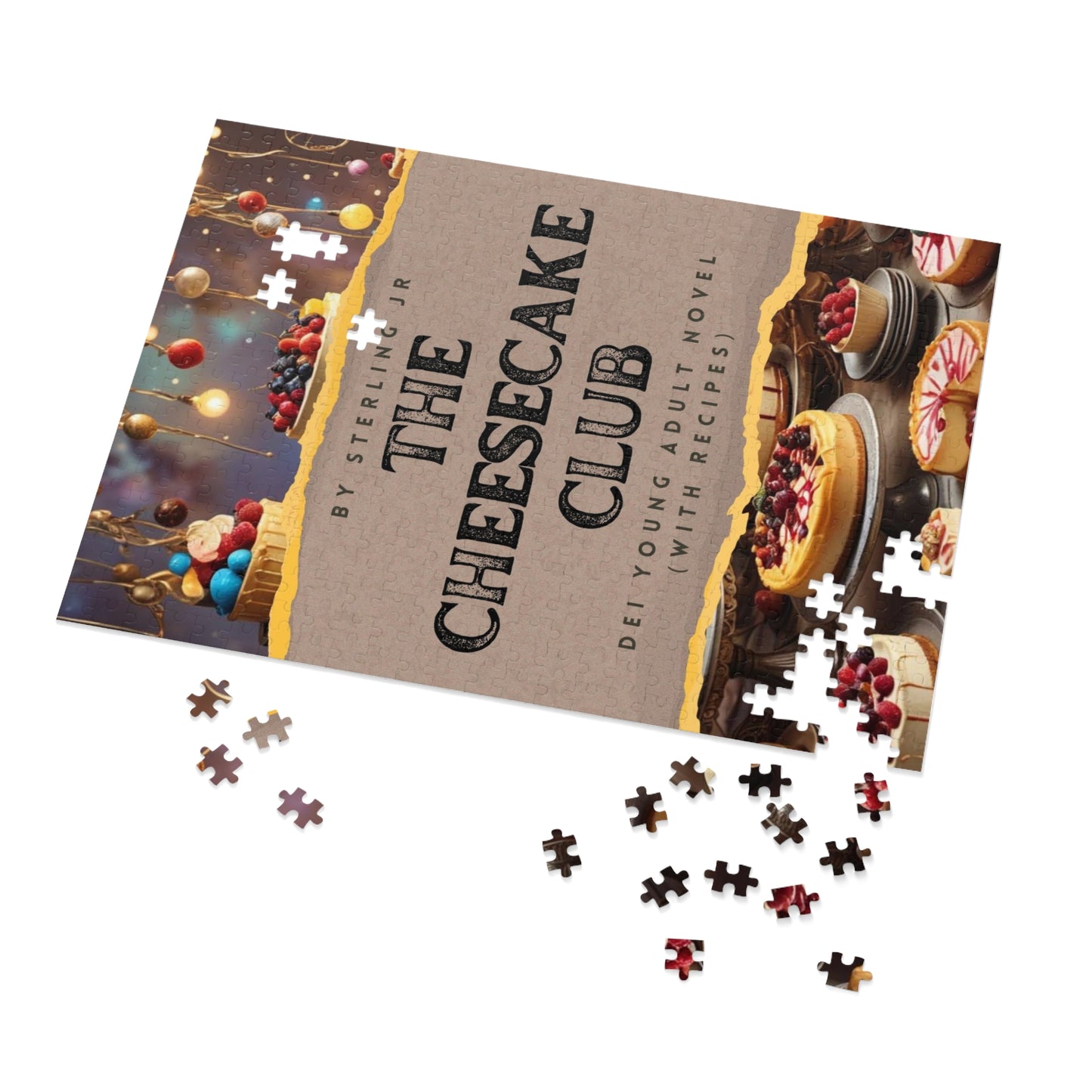 "The Cheesecake Club - Book Cover" Jigsaw Puzzle