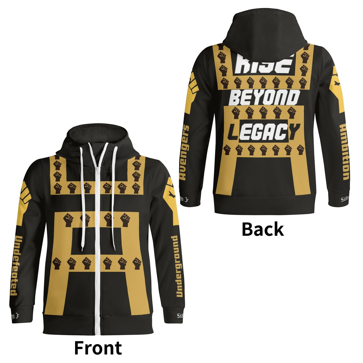 Rise Beyond Legacy (MHA) Adult Full Zip Turtleneck Hoodie