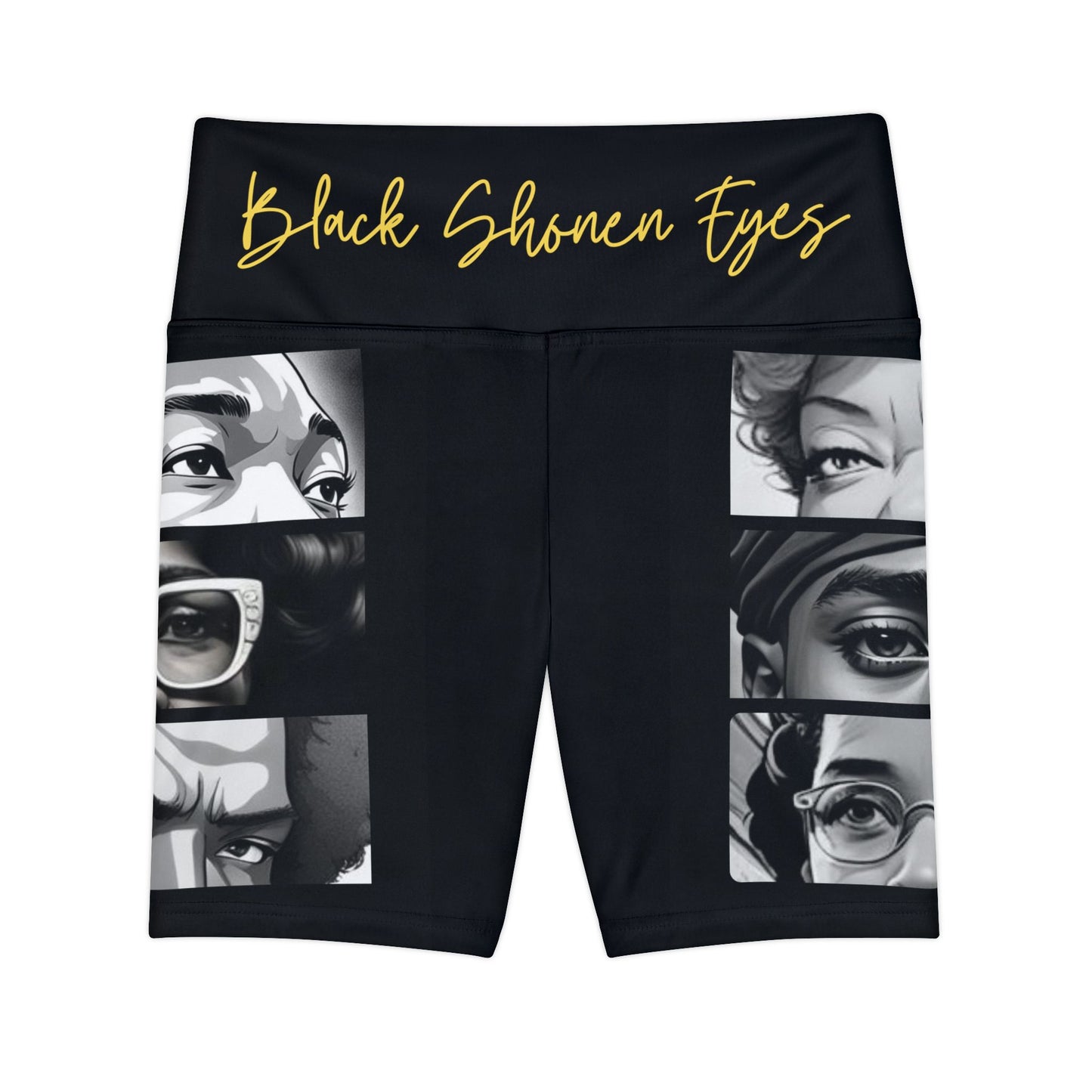 "Black Shonen Eyes" Women's Workout Shorts