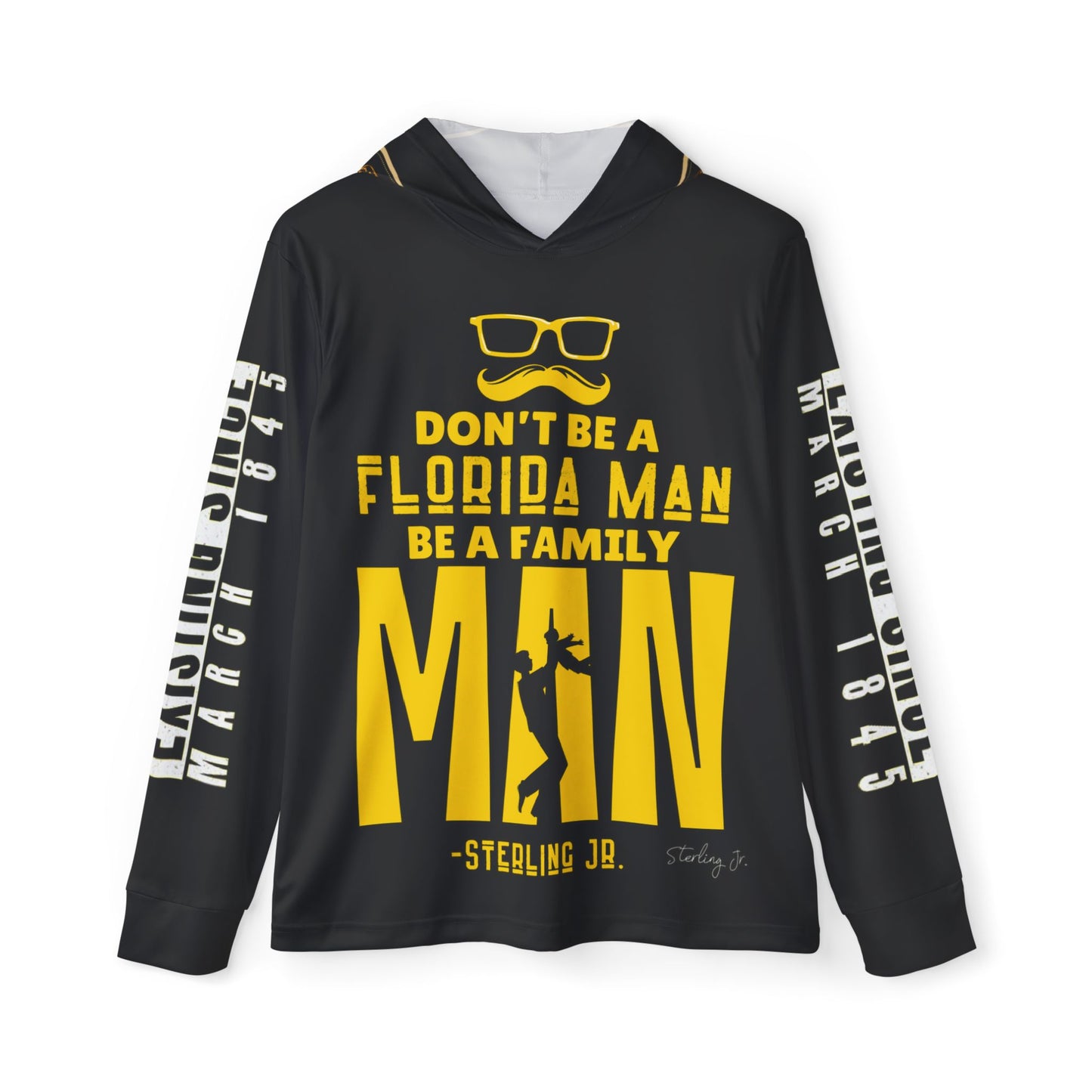 "Golden Florida Man" Sports Warmup Hoodie