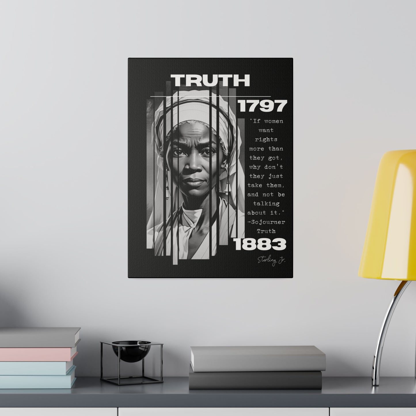 "Sojourner Truth Quote" Matte Canvas