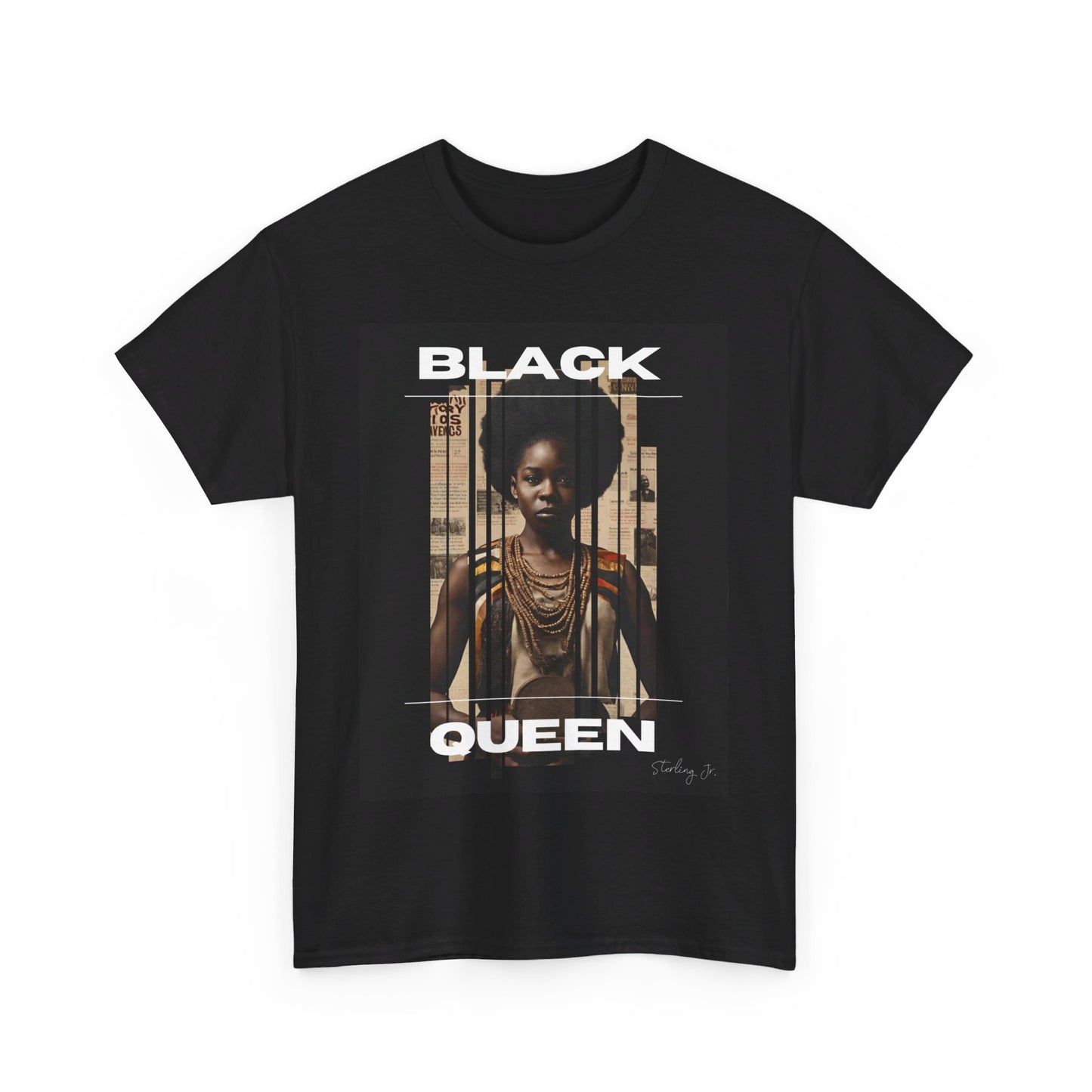 "Black Queen - Version A" Unisex Heavy Cotton Tee