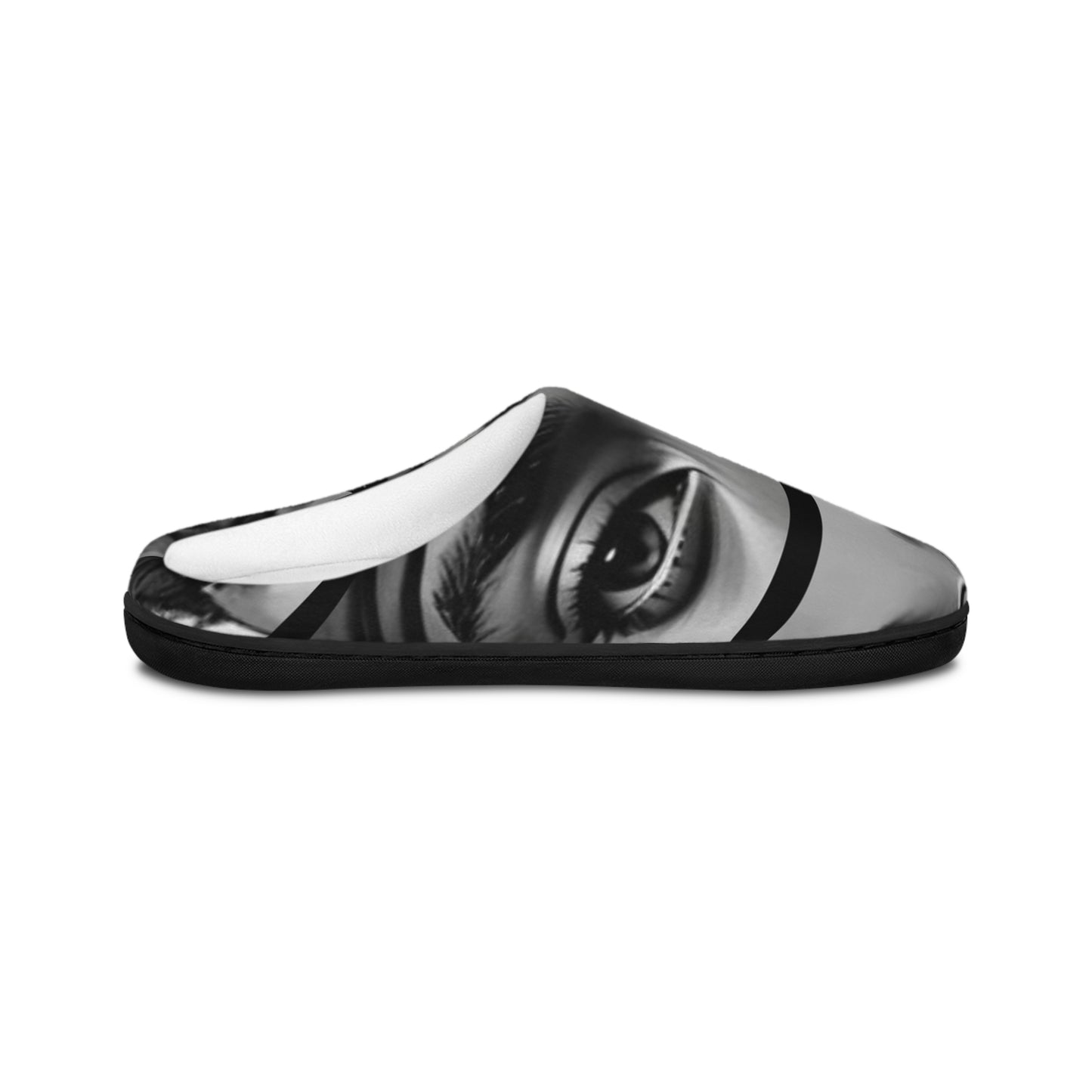 "Black Shonen Eyes" Men's Indoor Slippers