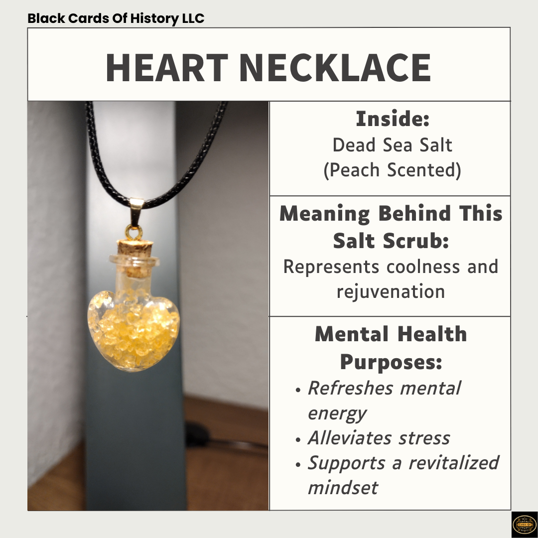 Mini-Shape Dead Sea Salt Necklaces