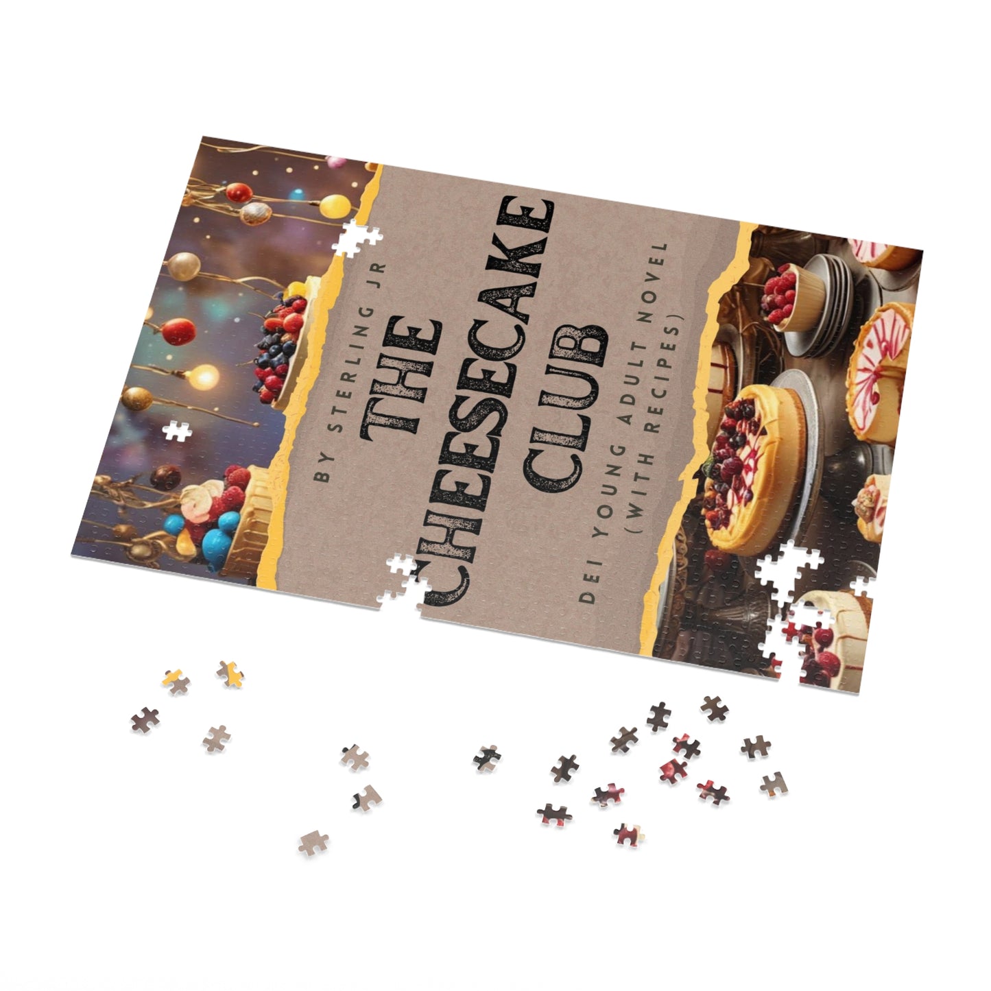 "The Cheesecake Club - Book Cover" Jigsaw Puzzle