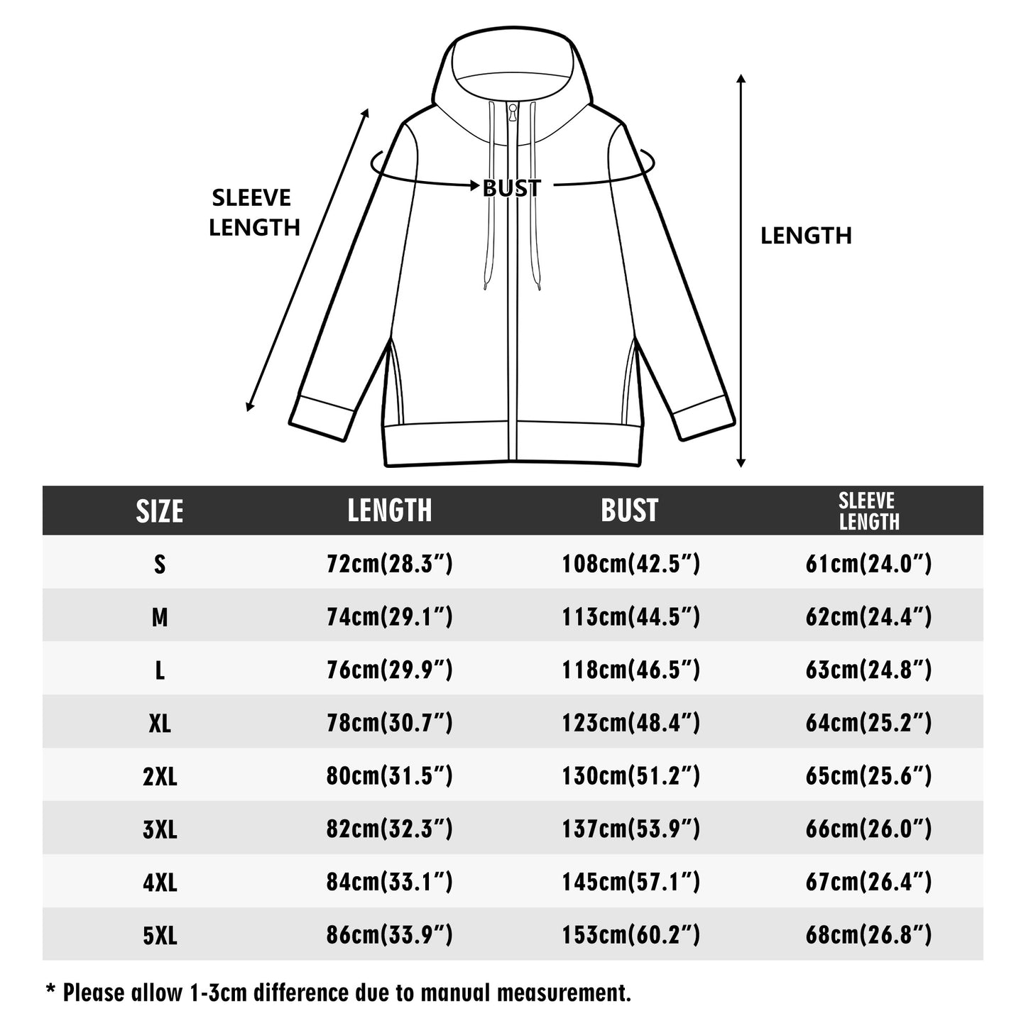 End Hair Discrimination Adult Full Zip Turtleneck Hoodie