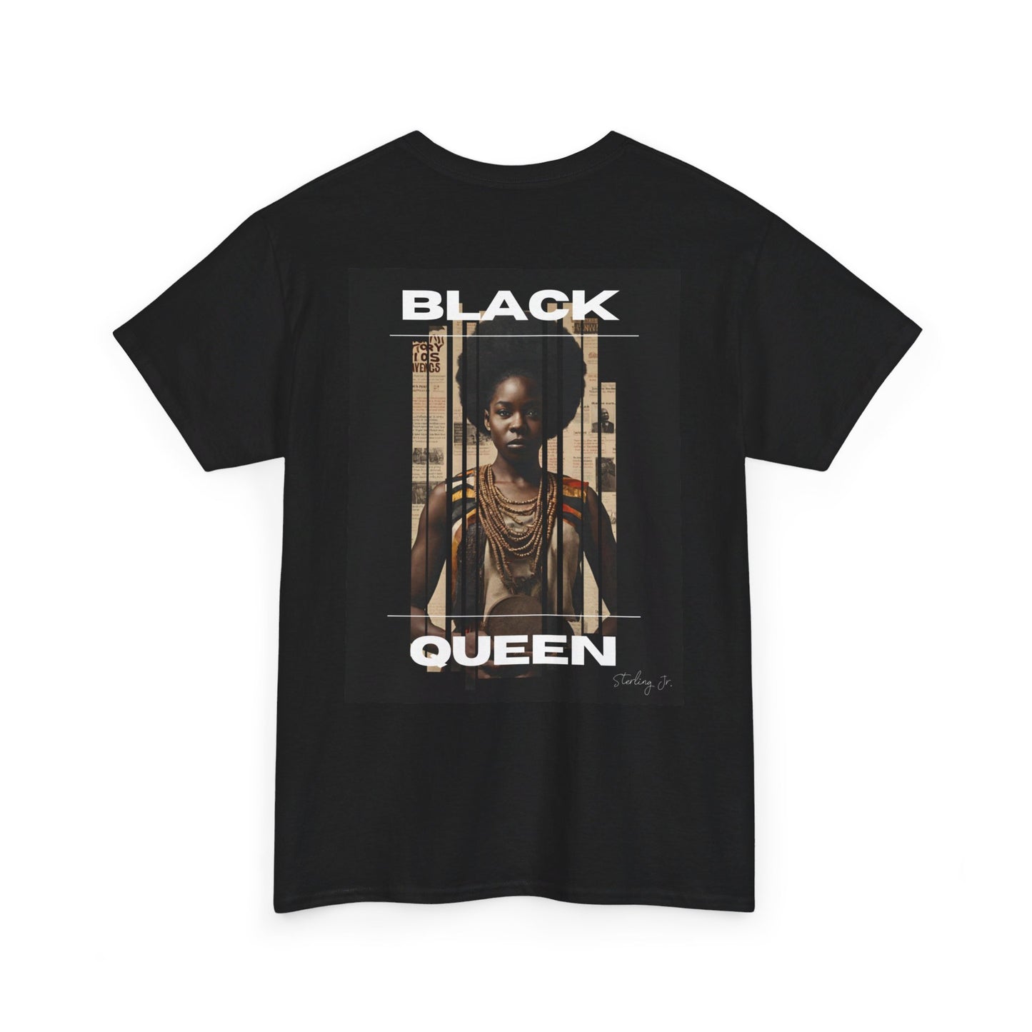 "Black Queen - Version B" Unisex Heavy Cotton Tee