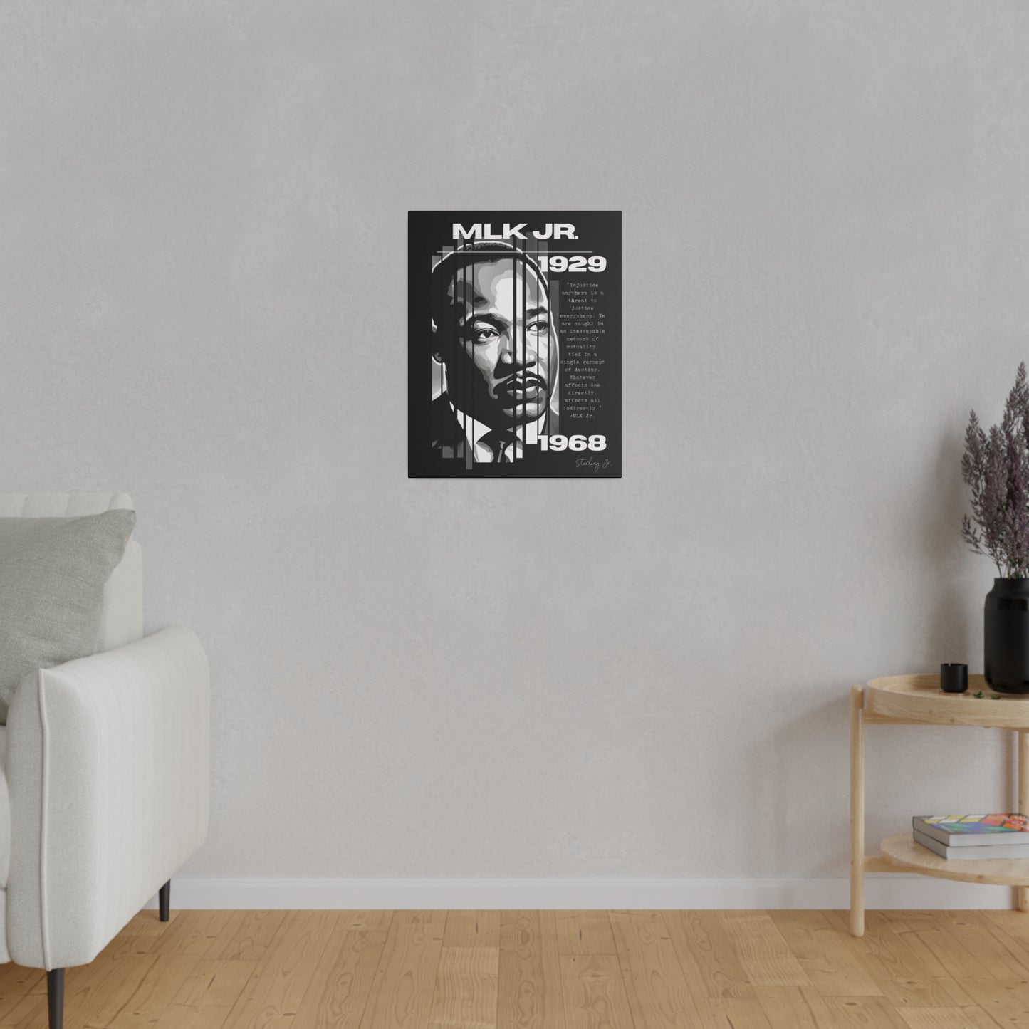 "MLK Quote" Matte Canvas