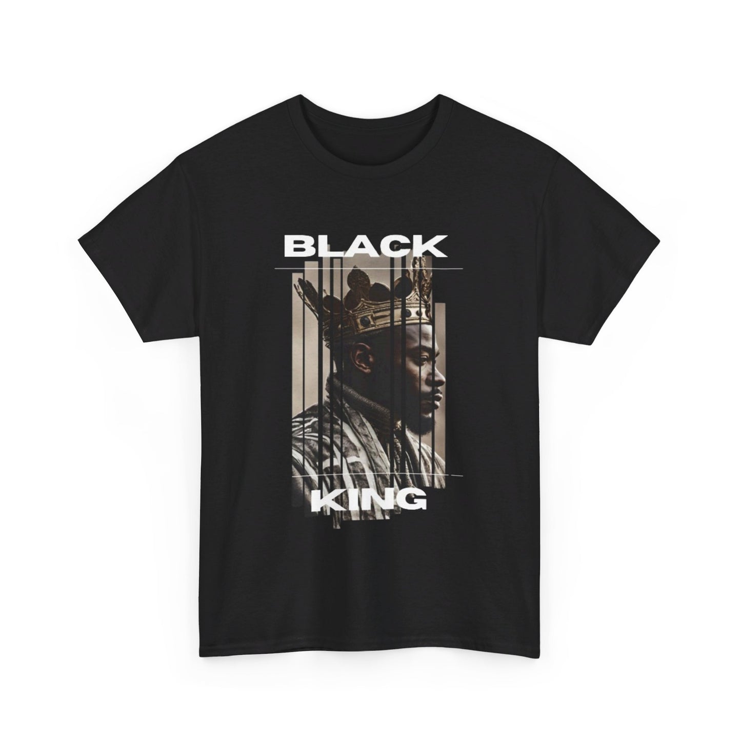 "Black King - Version A" Unisex Heavy Cotton Tee