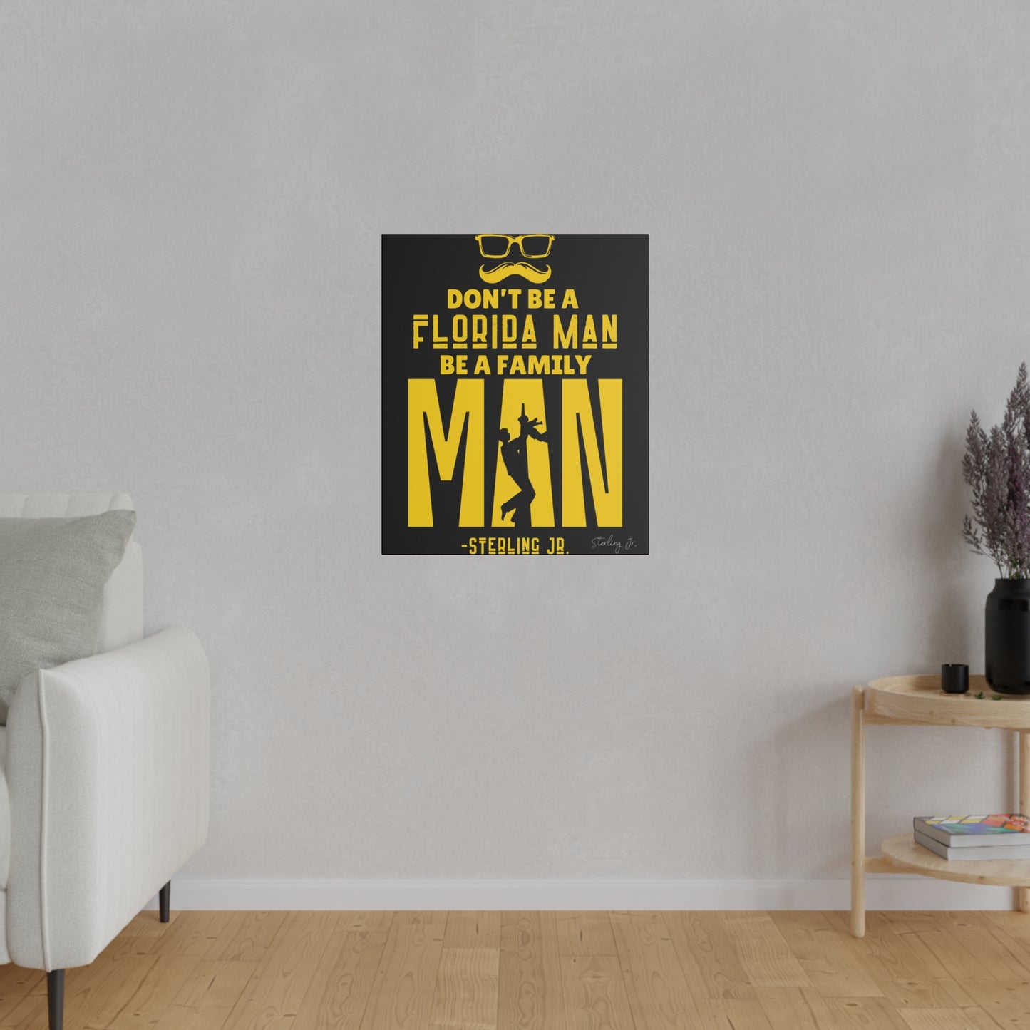 "Golden Florida Man" Matte Canvas