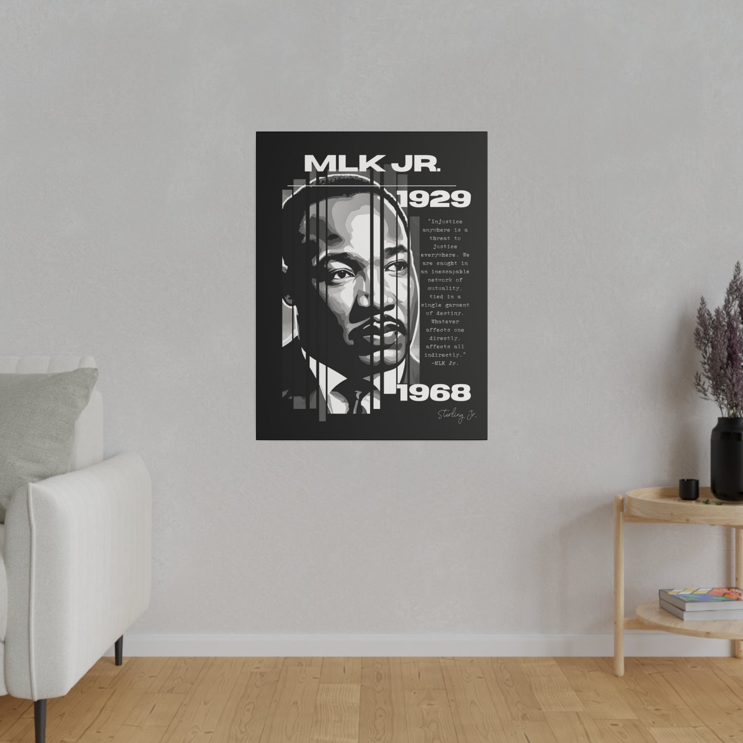 "MLK Quote" Matte Canvas