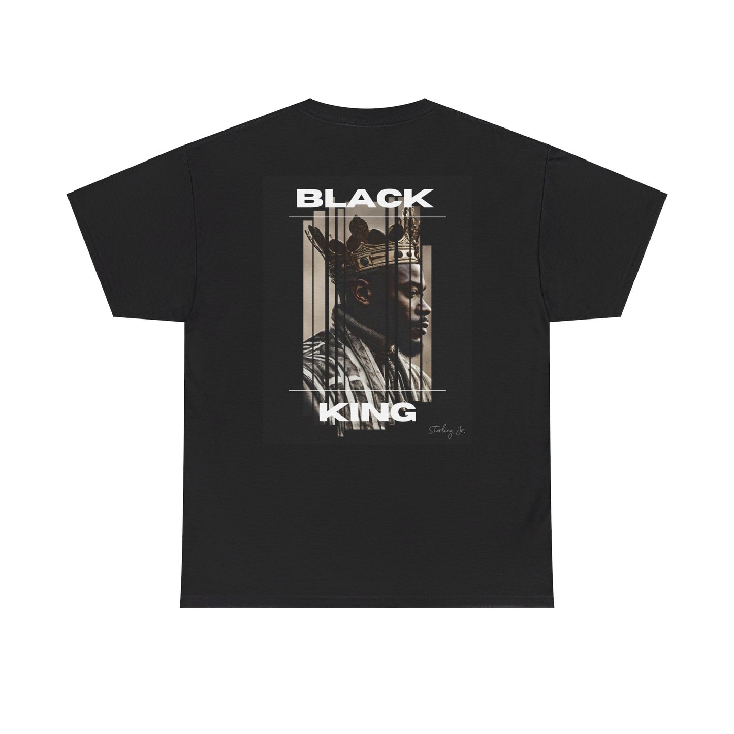 "Black King - Version B" Unisex Heavy Cotton Tee