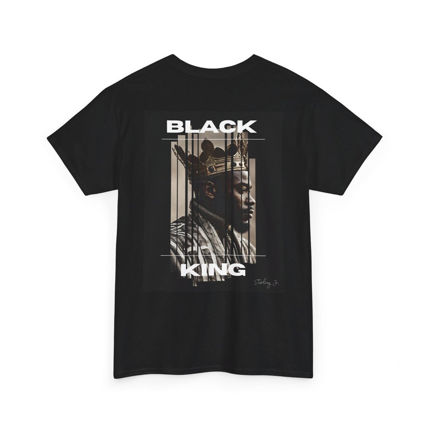 "Black King - Version B" Unisex Heavy Cotton Tee