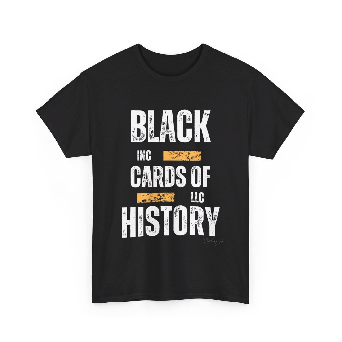 "Black Cards Of History" Unisex Heavy Cotton Tee