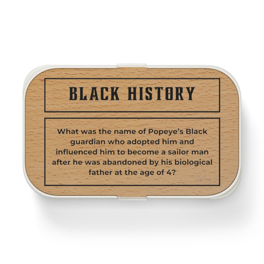 Monthly "Black History Trivia" Bento Lunch Box