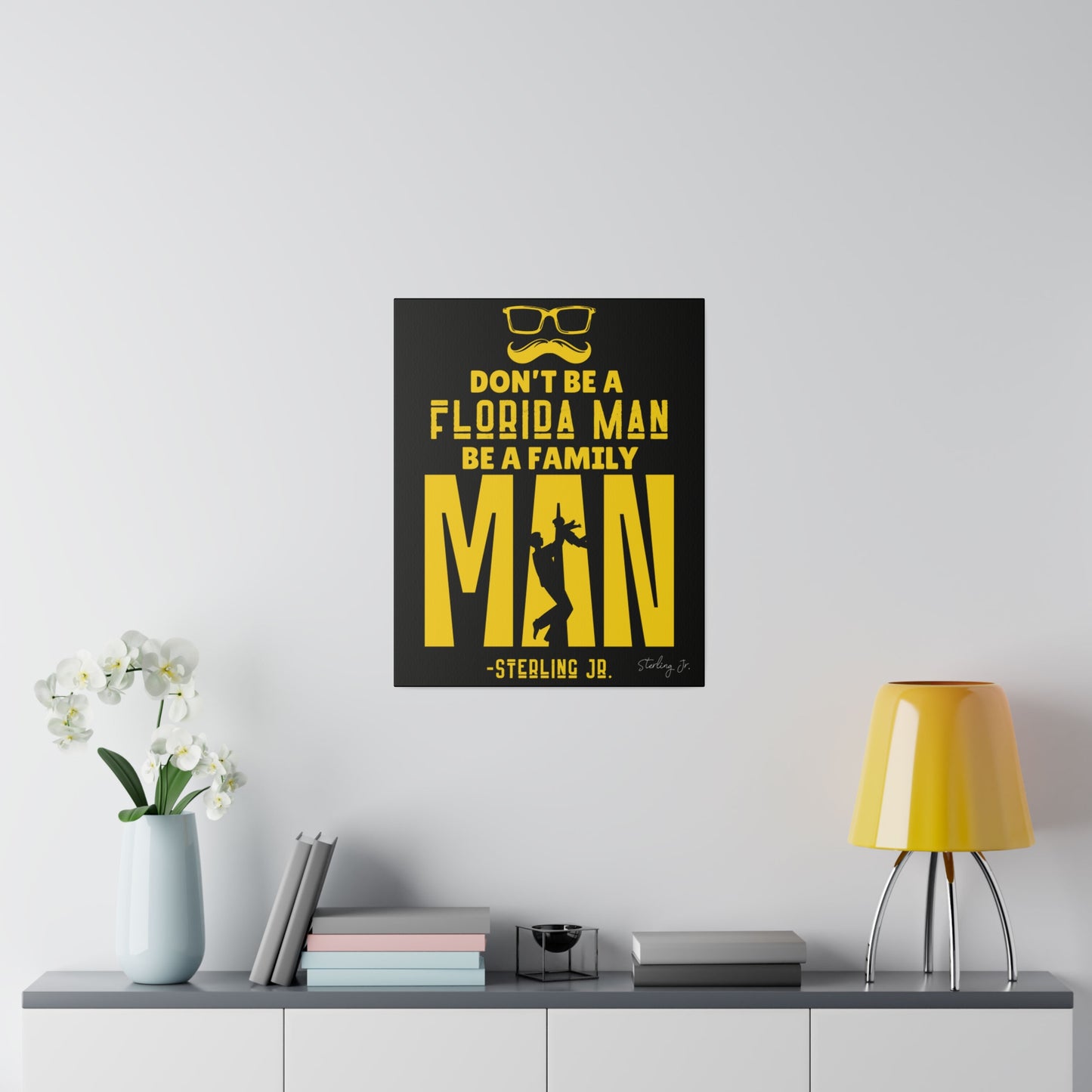 "Golden Florida Man" Matte Canvas