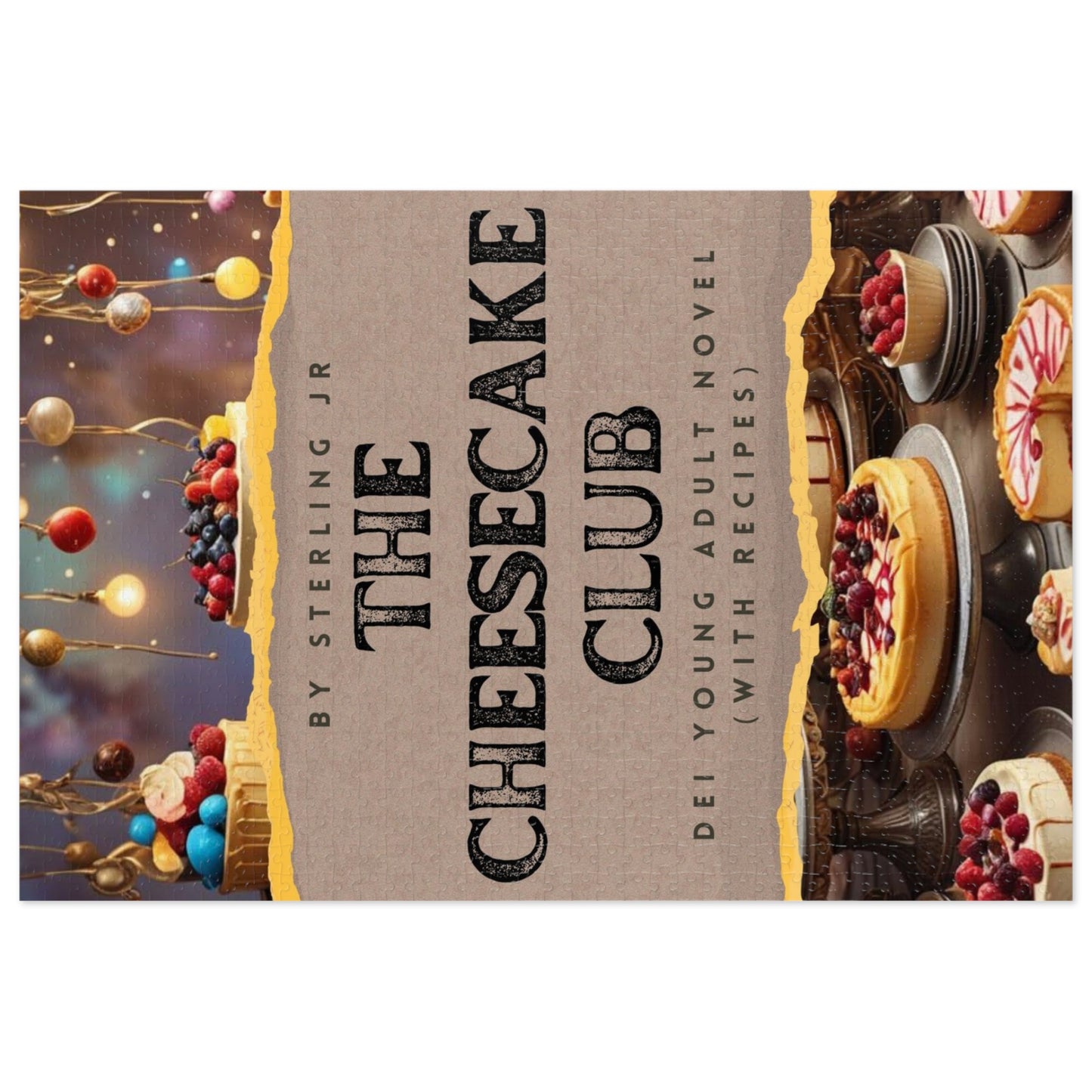 "The Cheesecake Club - Book Cover" Jigsaw Puzzle