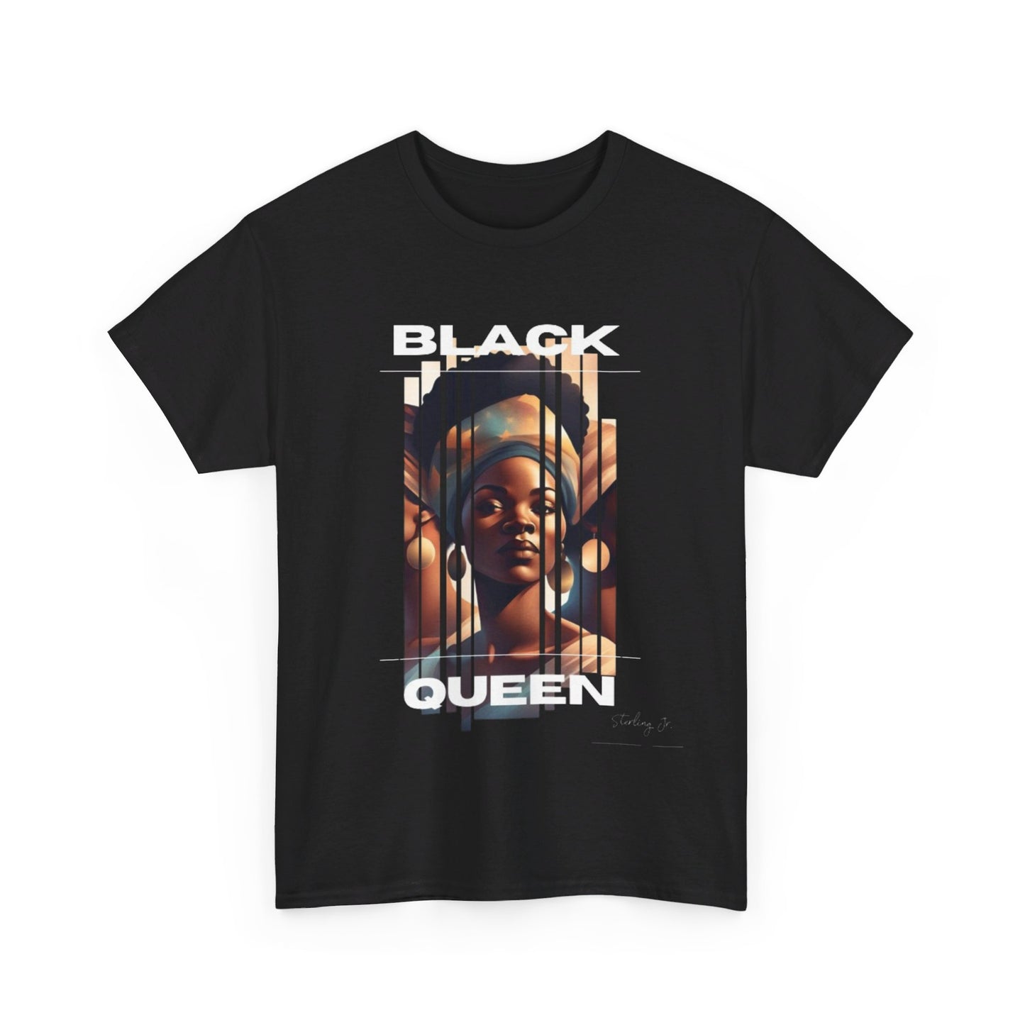 "Black Queen - Version B" Unisex Heavy Cotton Tee