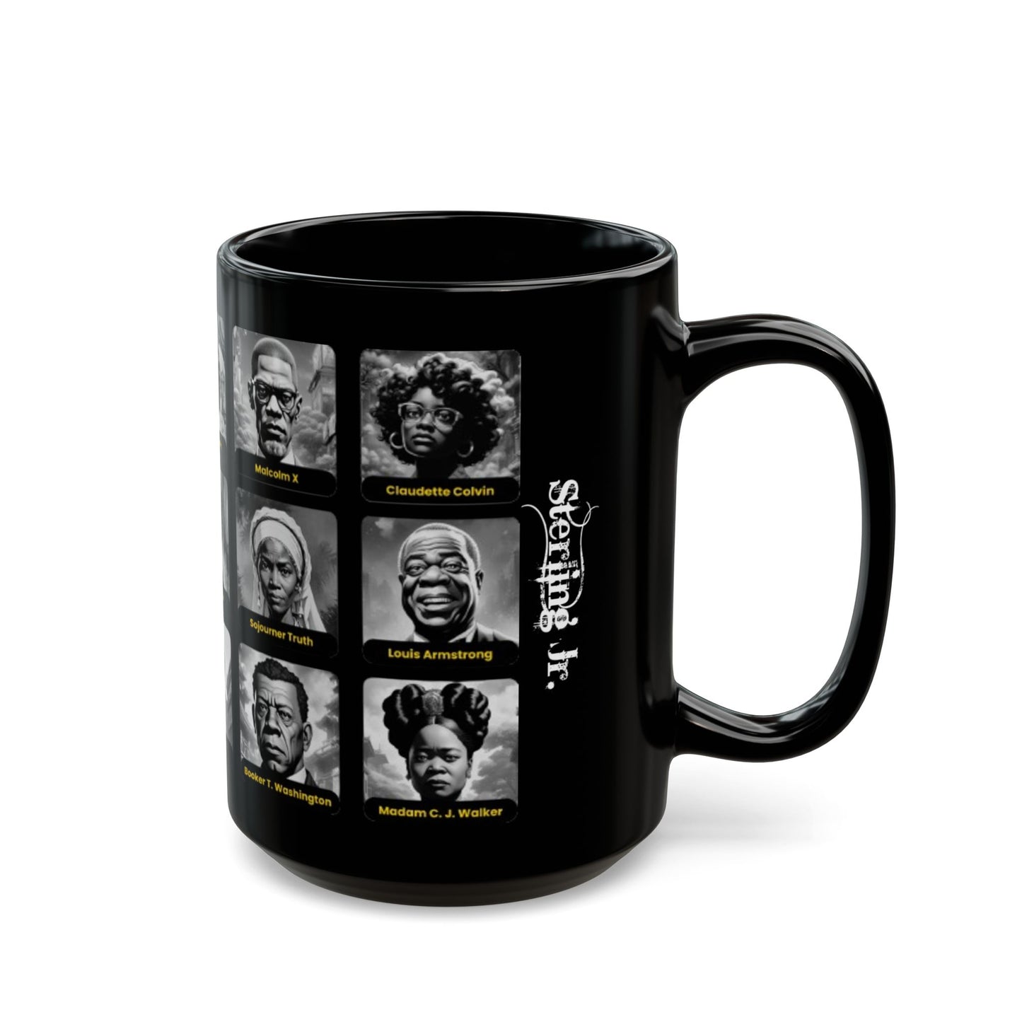 "Black Historians" Black Mug