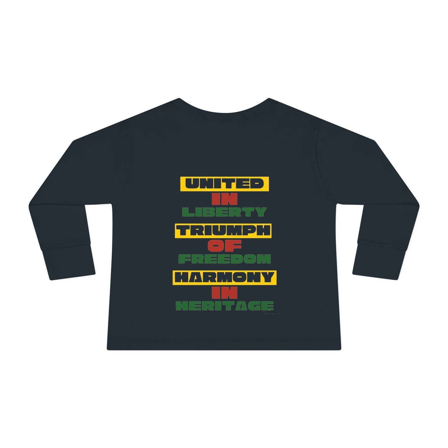 "Juneteenth Fist" Toddler Long Sleeve Tee