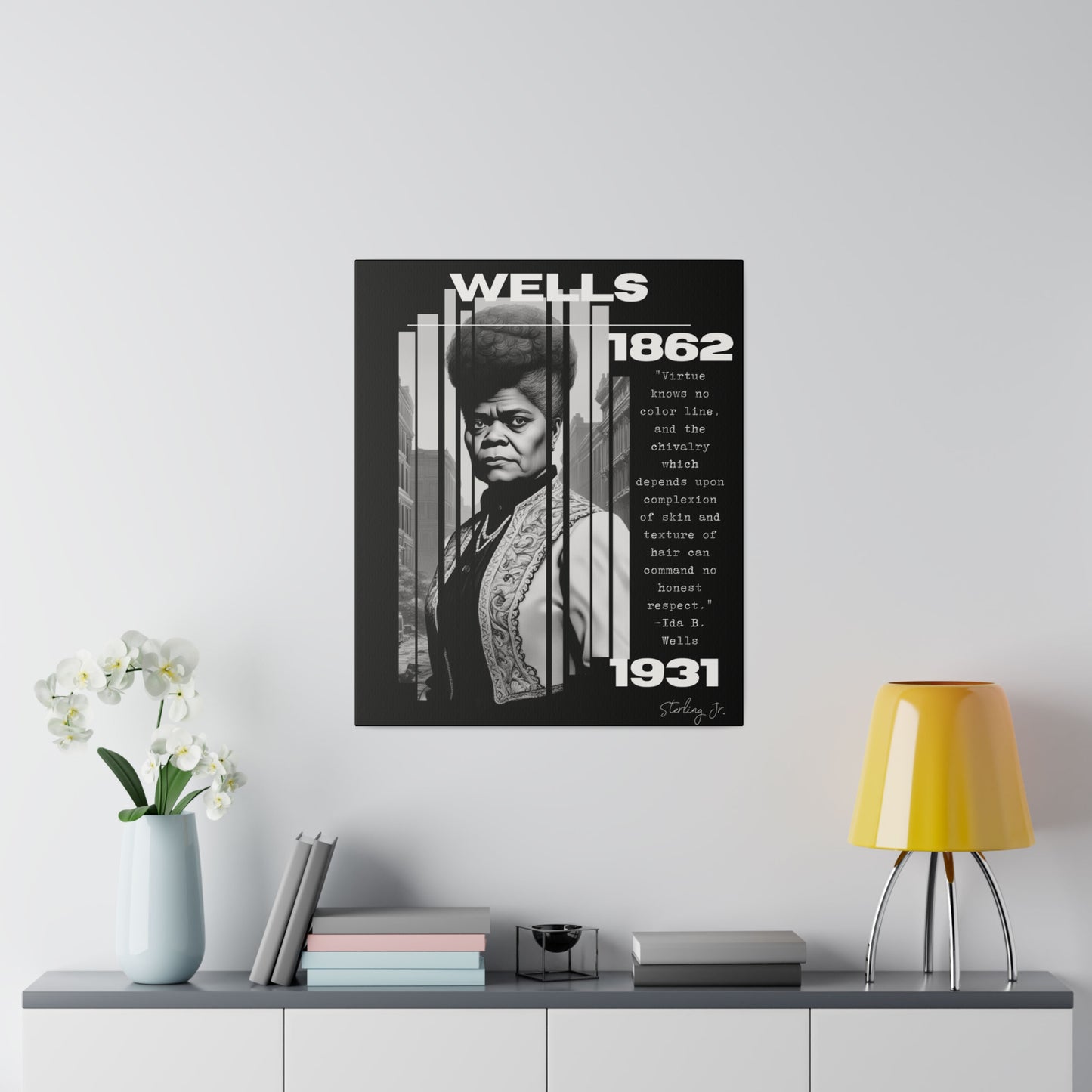 "Ida B. Wells Quote" Matte Canvas