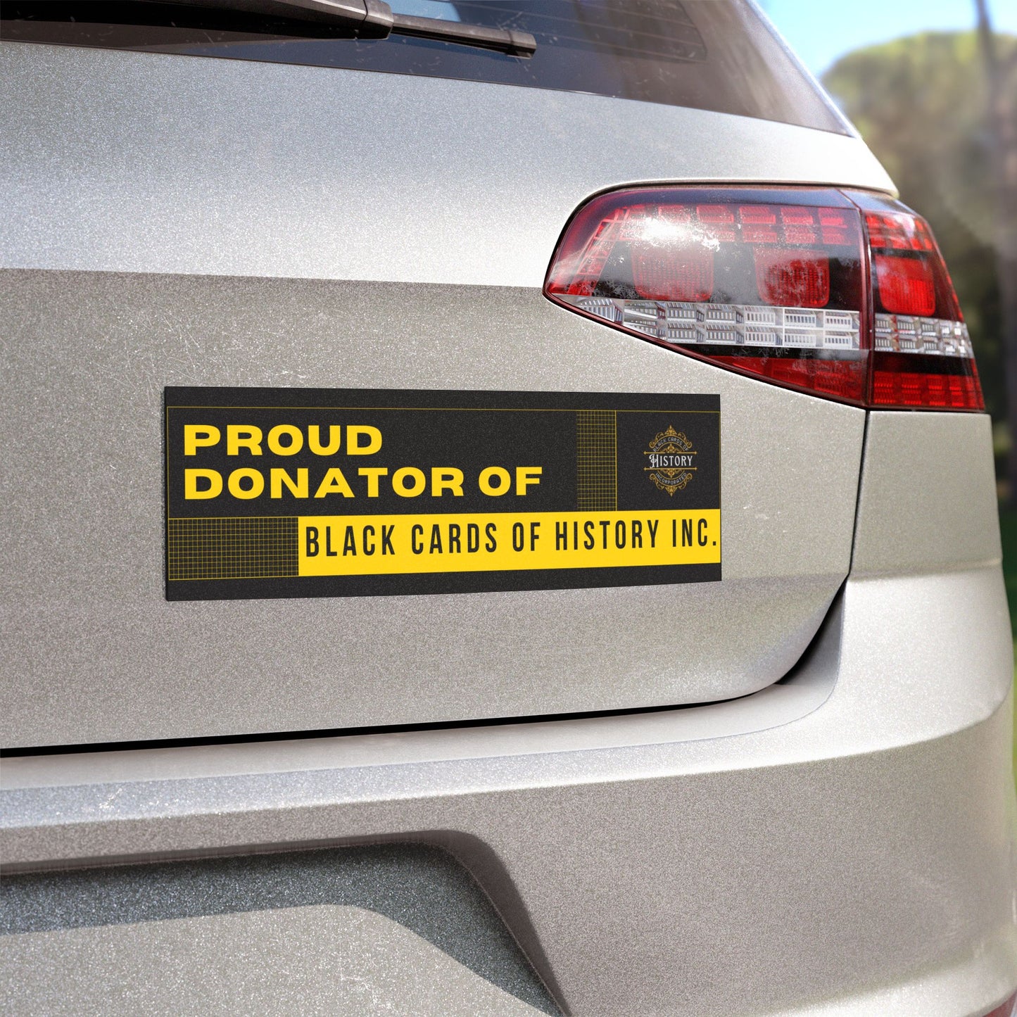 "Proud Donator of BCOH Inc." Bumper Sticker