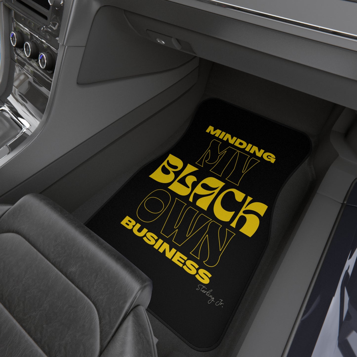 "Minding My Black Owned Business" Car Mats (Set of 4)