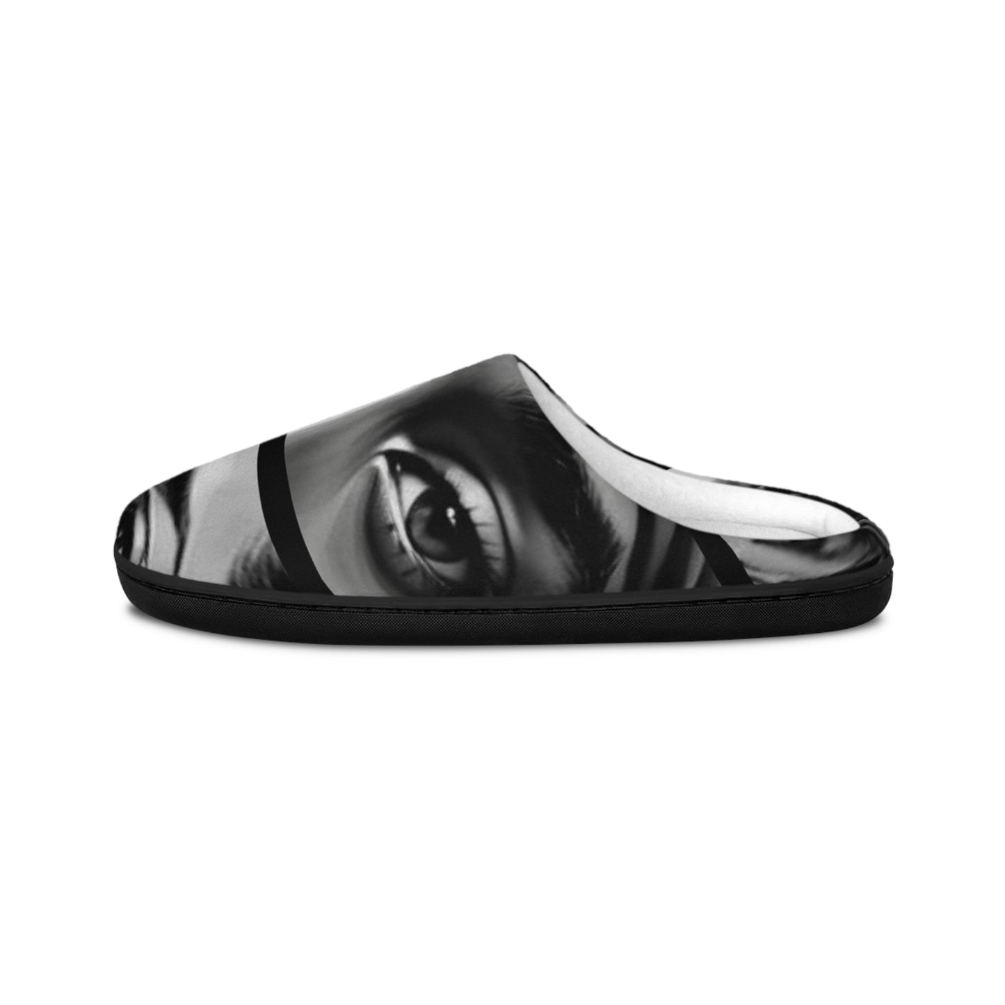 "Black Shonen Eyes" Men's Indoor Slippers