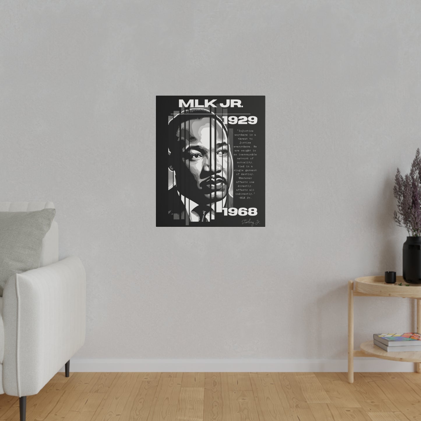 "MLK Quote" Matte Canvas