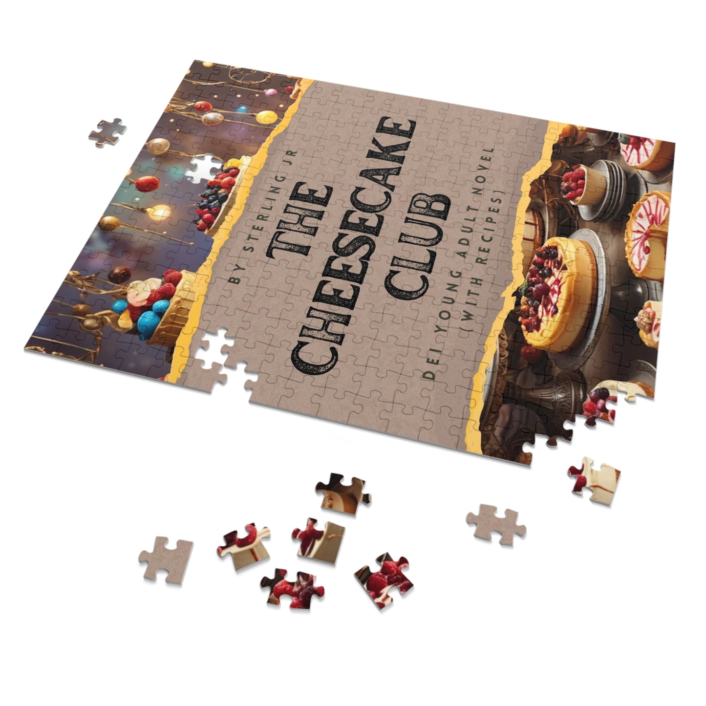 "The Cheesecake Club - Book Cover" Jigsaw Puzzle